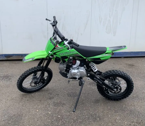 Питбайк Motoland GS Motors S12 17/14 зеленый pitbikemarket.ru