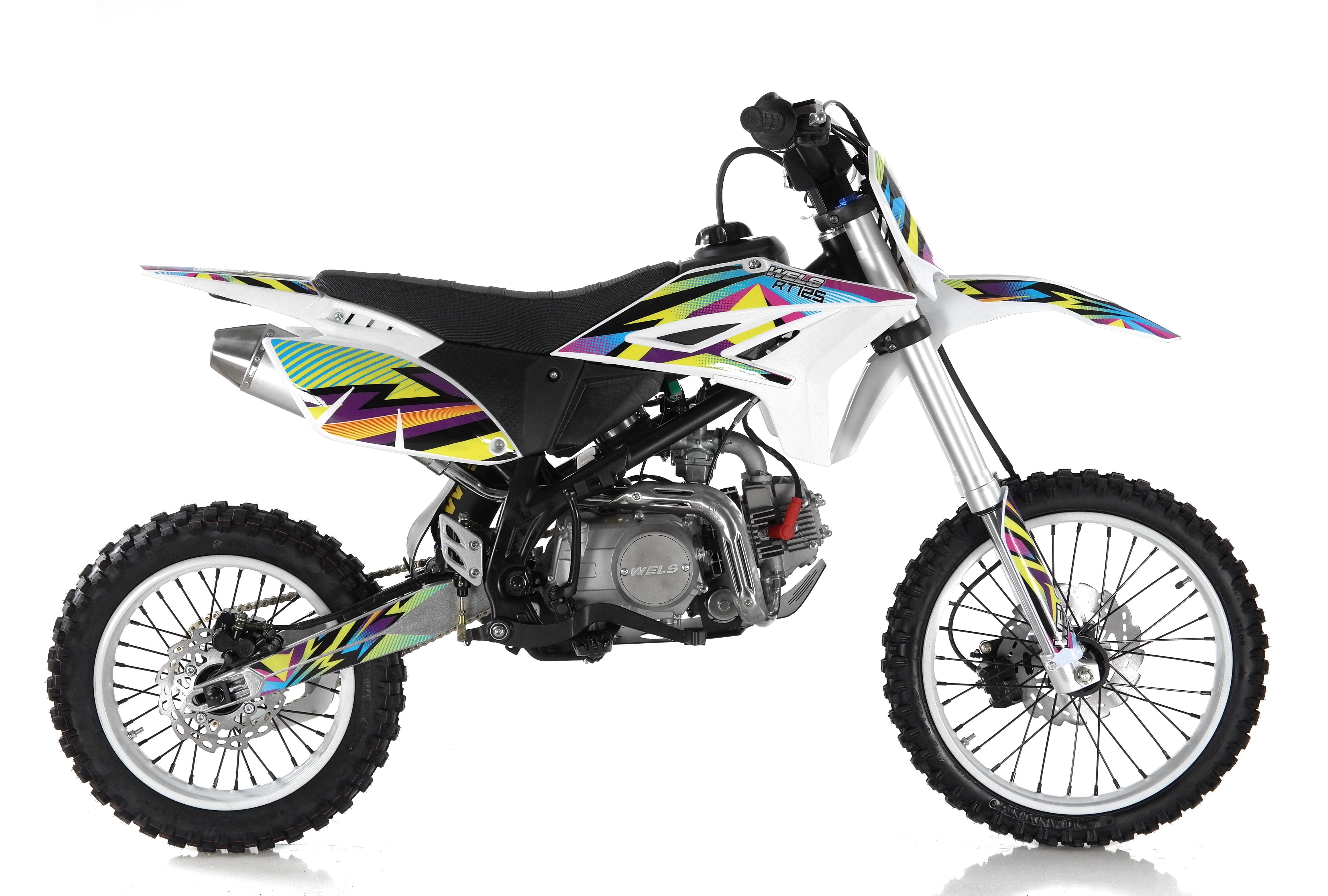 Питбайк WELS RT 125 17/14 черный pitbikemarket.ru