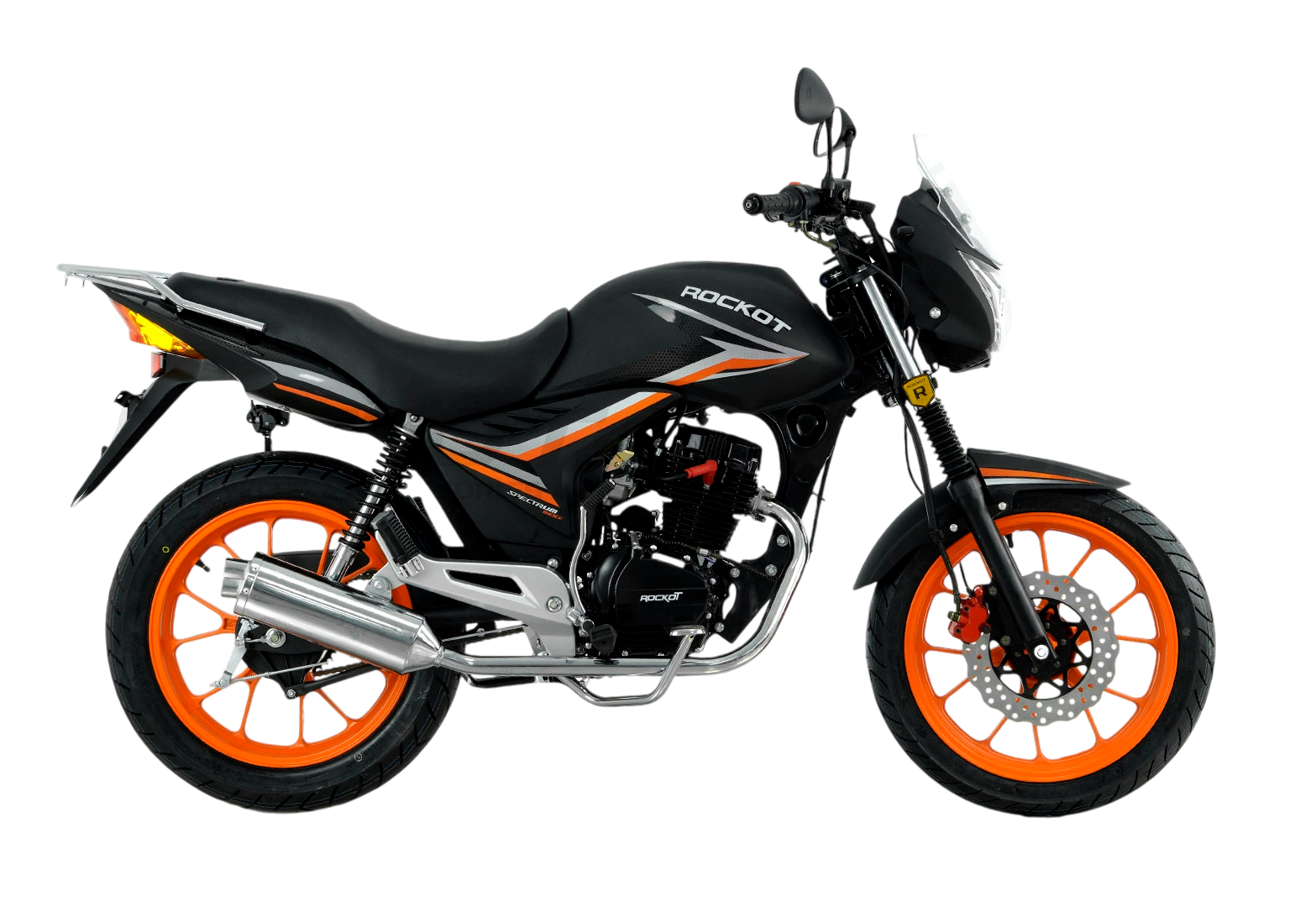 Мотоцикл дорожный ROCKOT SPECTRUM 150 (черный матовый, ЭПТС) pitbikemarket.ru
