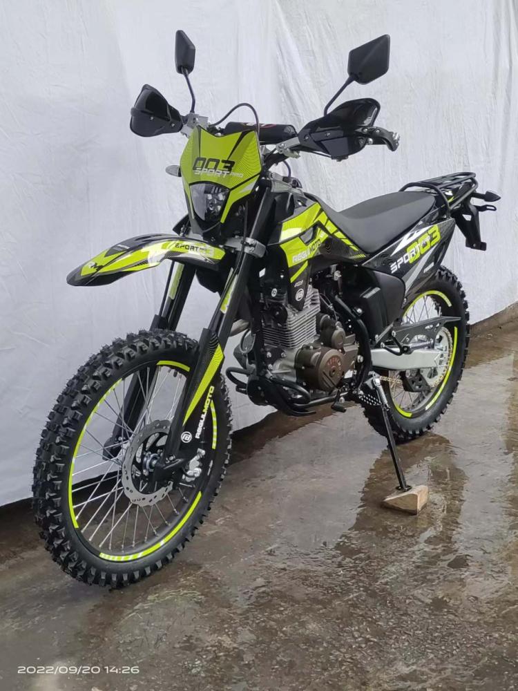 Мотоцикл Regulmoto Sport-003 PR PRO 300 (4 valves) 6 передач с ПТС (Чёрный/зелёный) pitbikemarket.ru