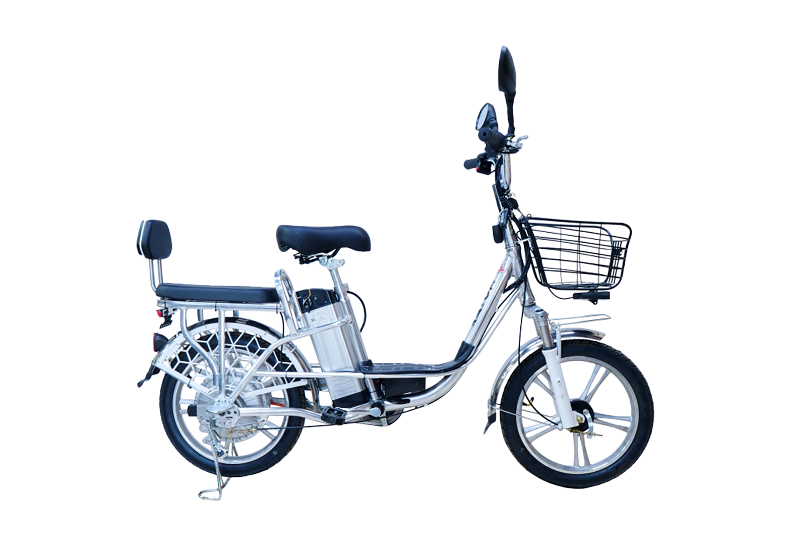 Электроскутер E-NOT EXPRESS 4810 К серебристый pitbikemarket.ru