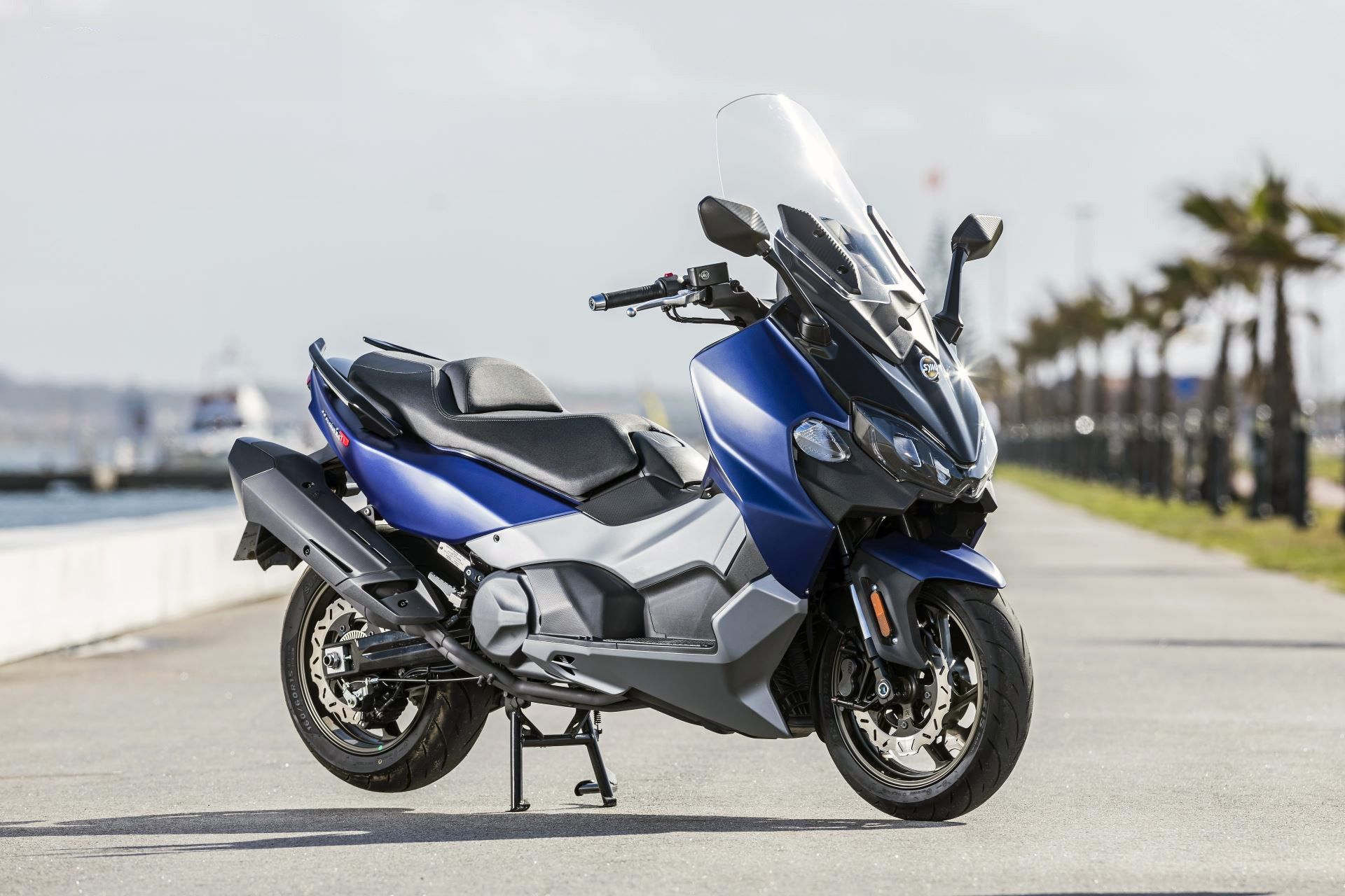 Максискутер SYM MAXSYM TL 500 матовый синий pitbikemarket.ru
