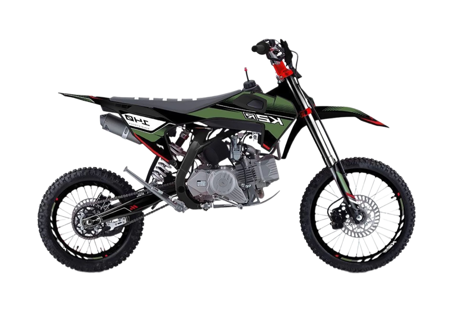 Питбайк K2R PF 140 Green/Black 2023 pitbikemarket.ru