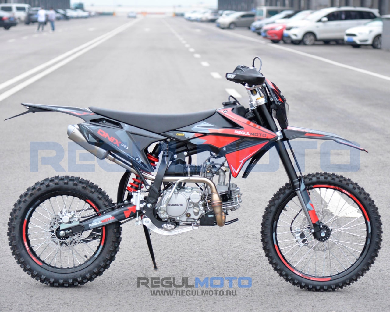 Питбайк Regulmoto ONIX PRO 150 Черный/красный pitbikemarket.ru