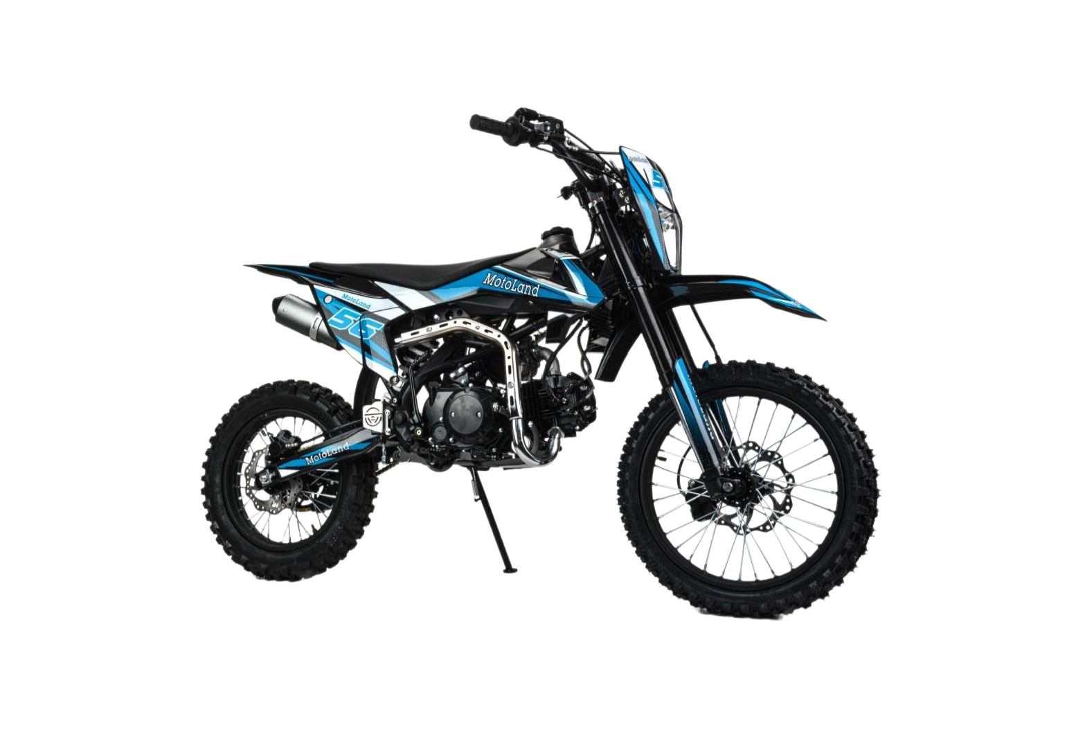 Питбайк Motoland 150 GF150 E синий pitbikemarket.ru