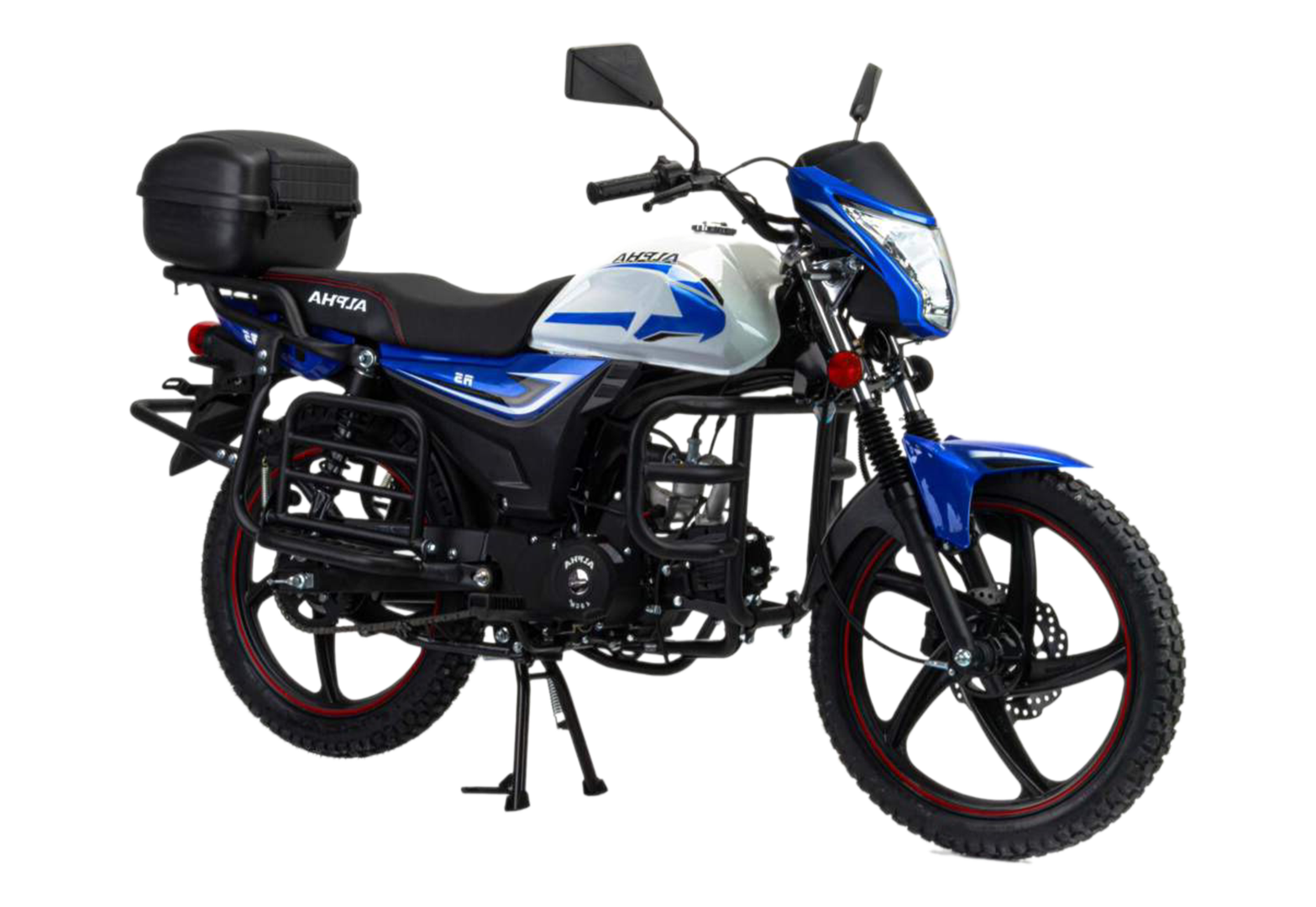 Мопед Motoland Альфа RS LUX 11 (LM48-B) синий (А) pitbikemarket.ru