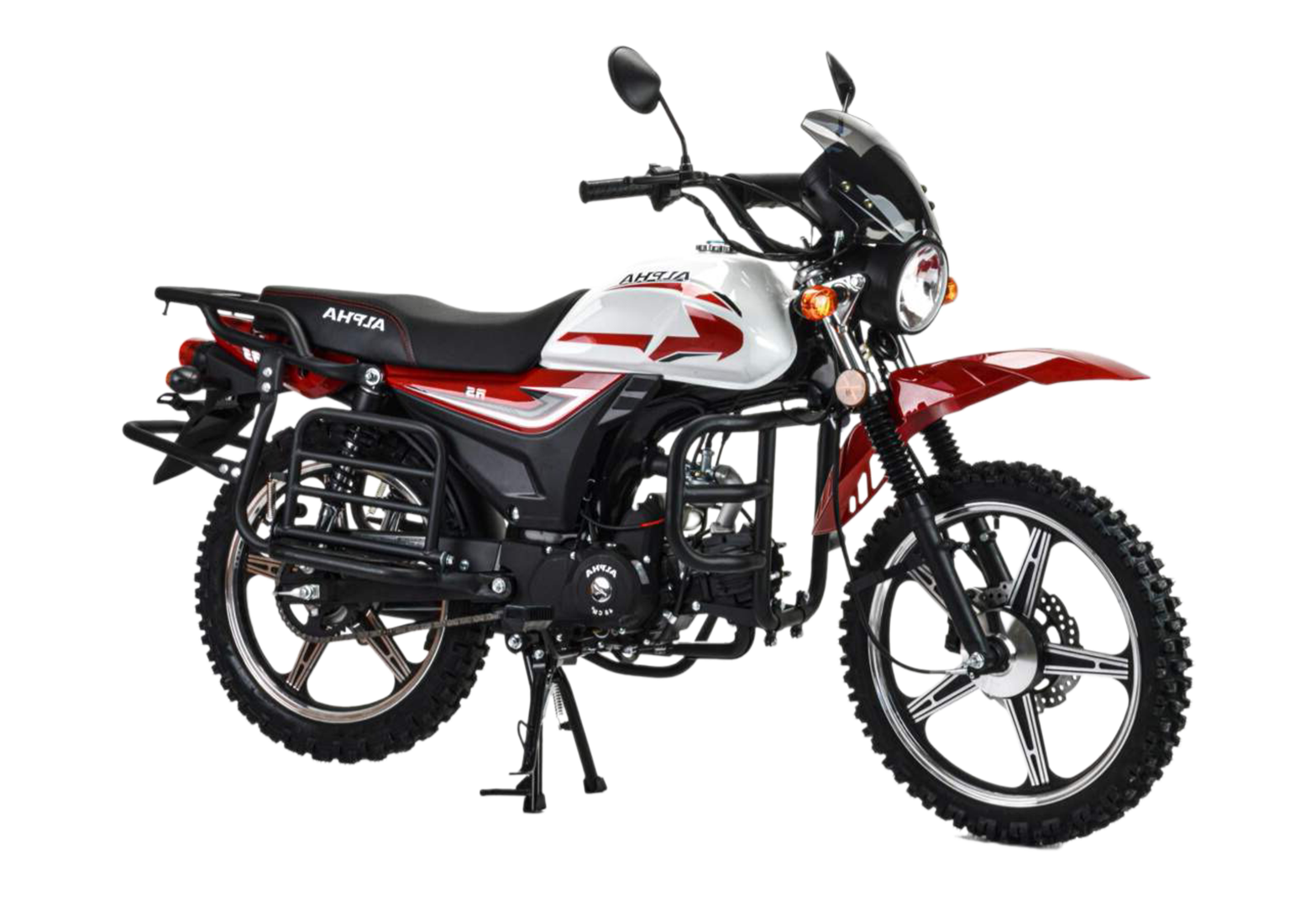 Мопед Motoland Альфа Forester RS 11 (LM48-B) красный (A) pitbikemarket.ru