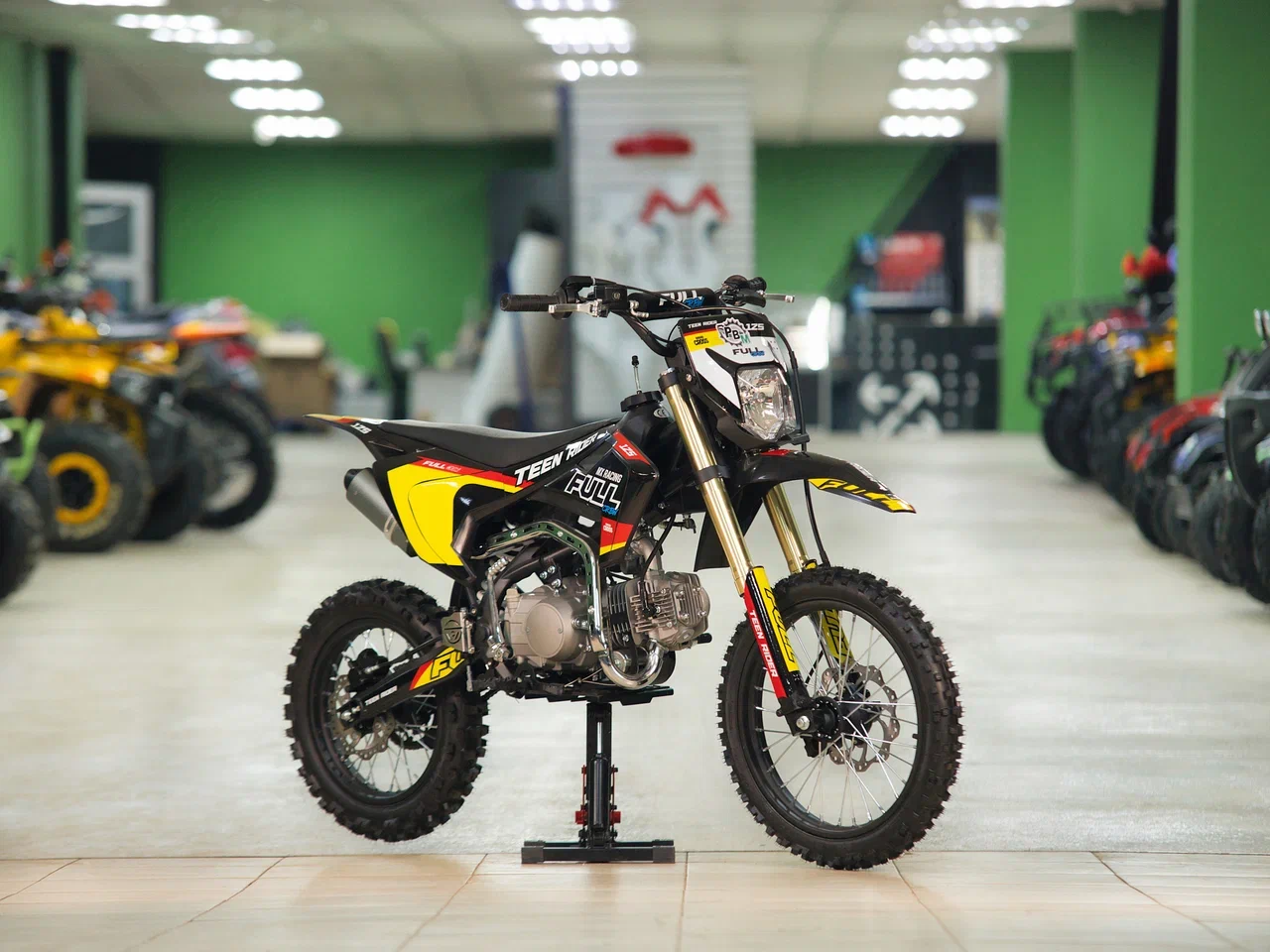 Питбайк FullCrew Teen Rider 125cc 17\14 (фара, электростартер) pitbikemarket.ru