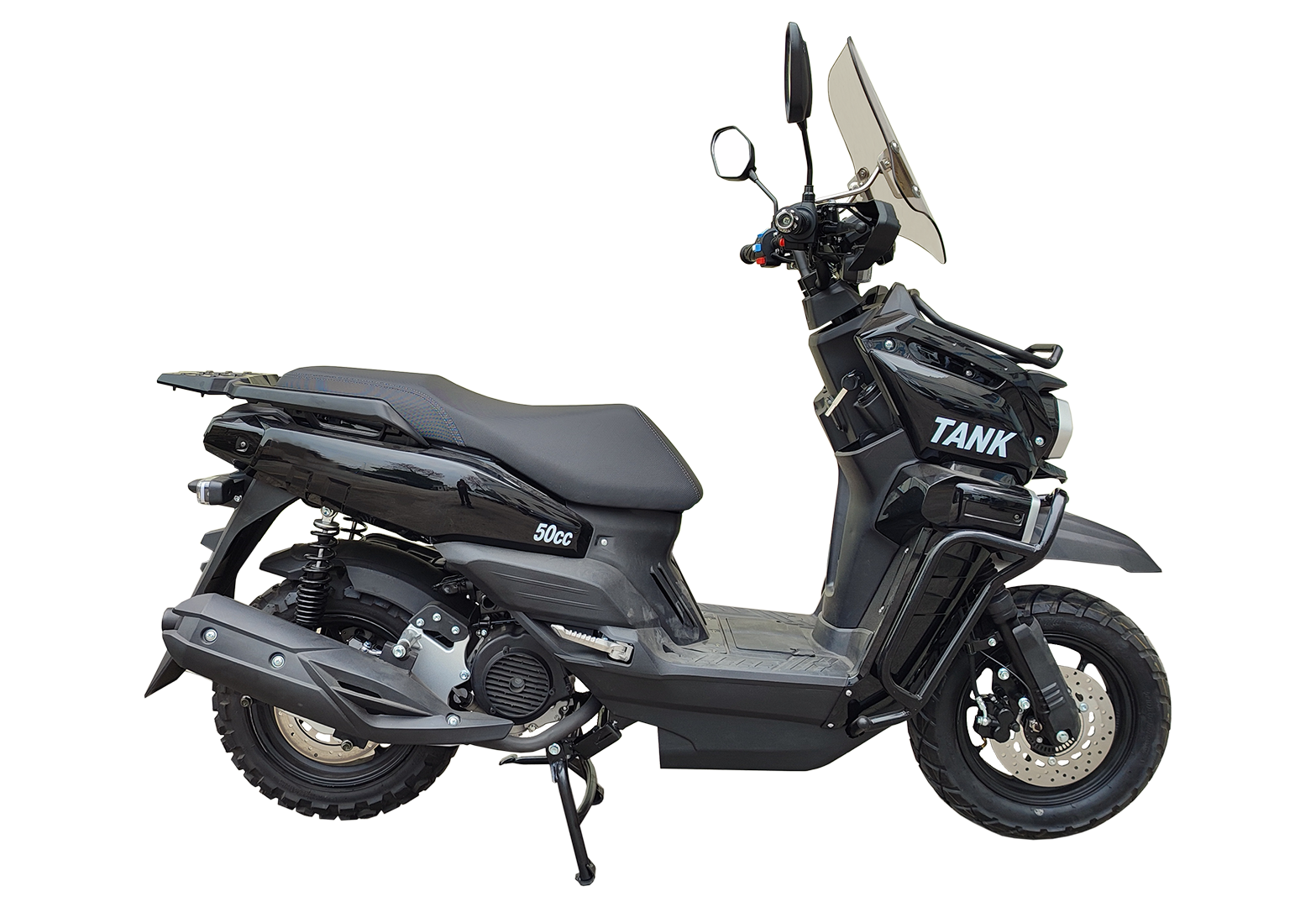 Скутер TANK 2 Black pitbikemarket.ru