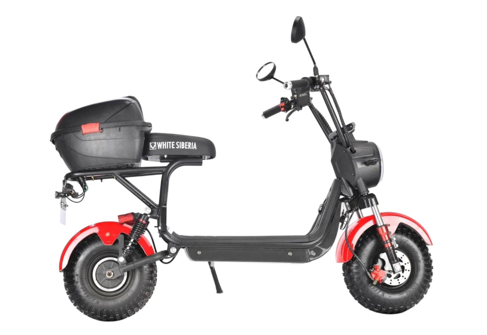 Электроскутер WHITE SIBERIA MINI R 2.0 1200W RED pitbikemarket.ru