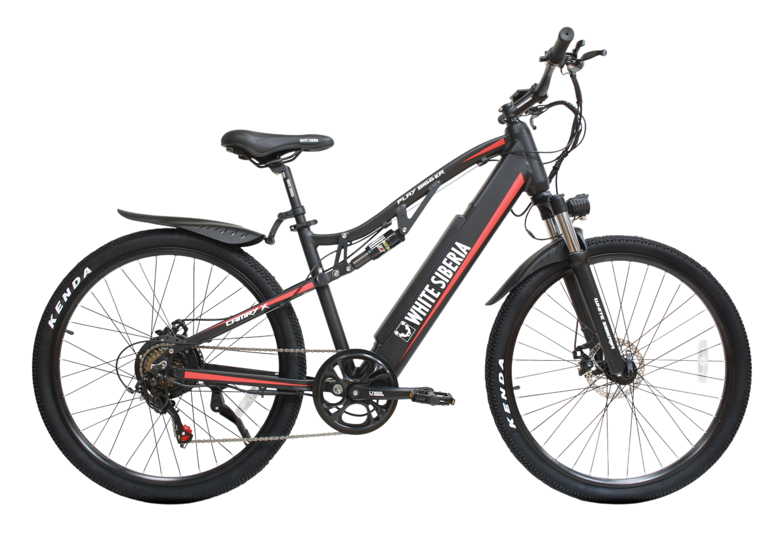 Электровелосипед WHTE SIBERIA CAMRY X Black Edition 500W pitbikemarket.ru