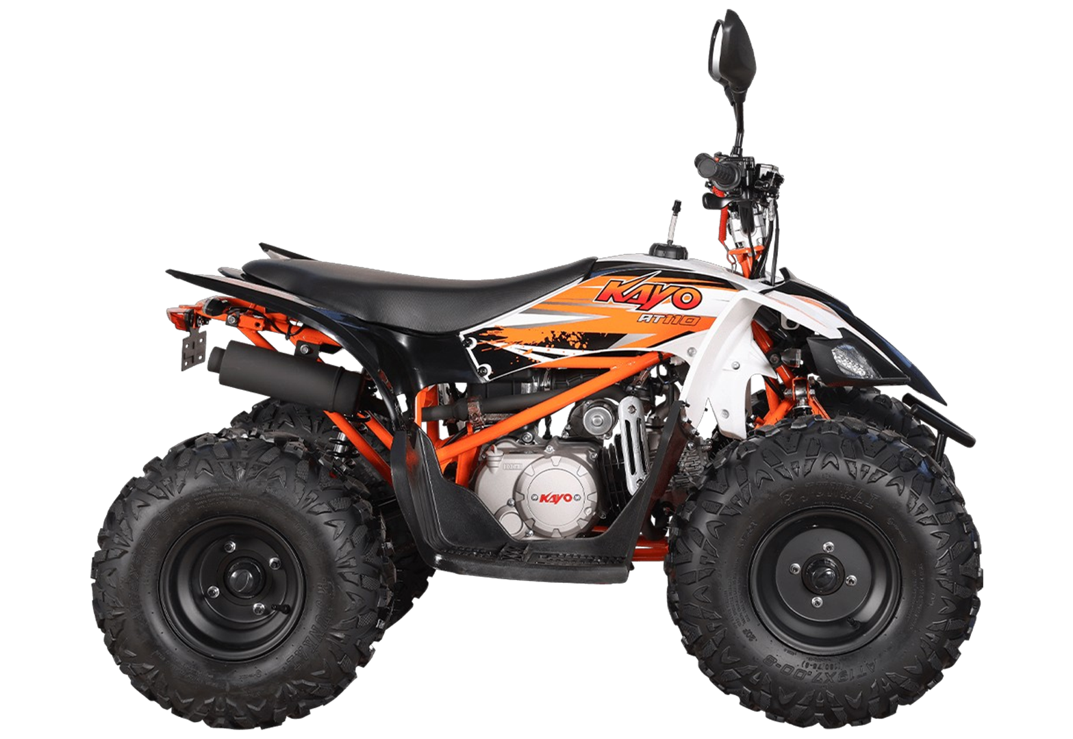 Квадрицикл детский KAYO AT110 (белый пластик 2024 г.) (ПТС) pitbikemarket.ru