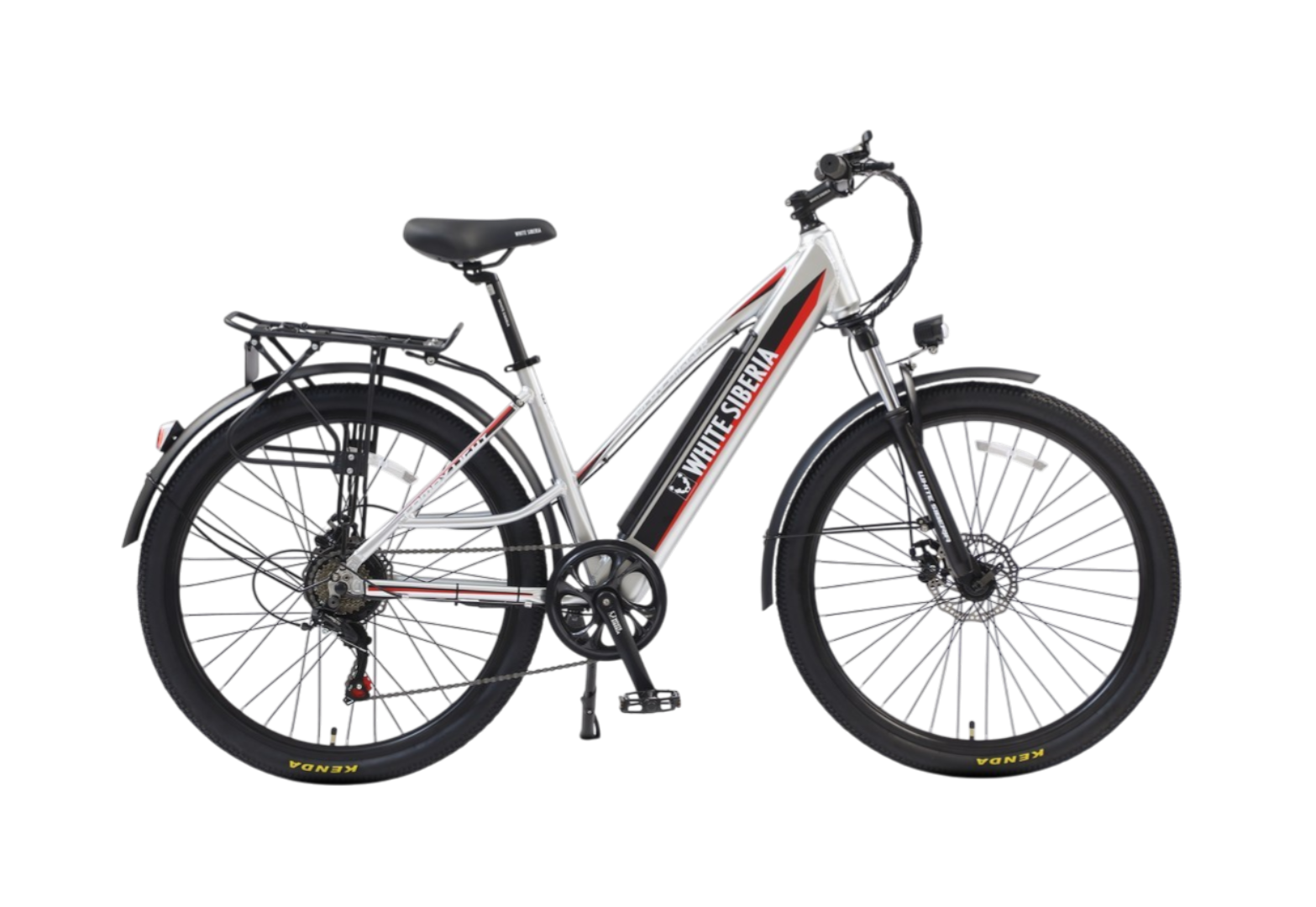 Электровелосипед WHITE SIBERIA CAMRY LIGHT 500W (матовый серебристый) pitbikemarket.ru