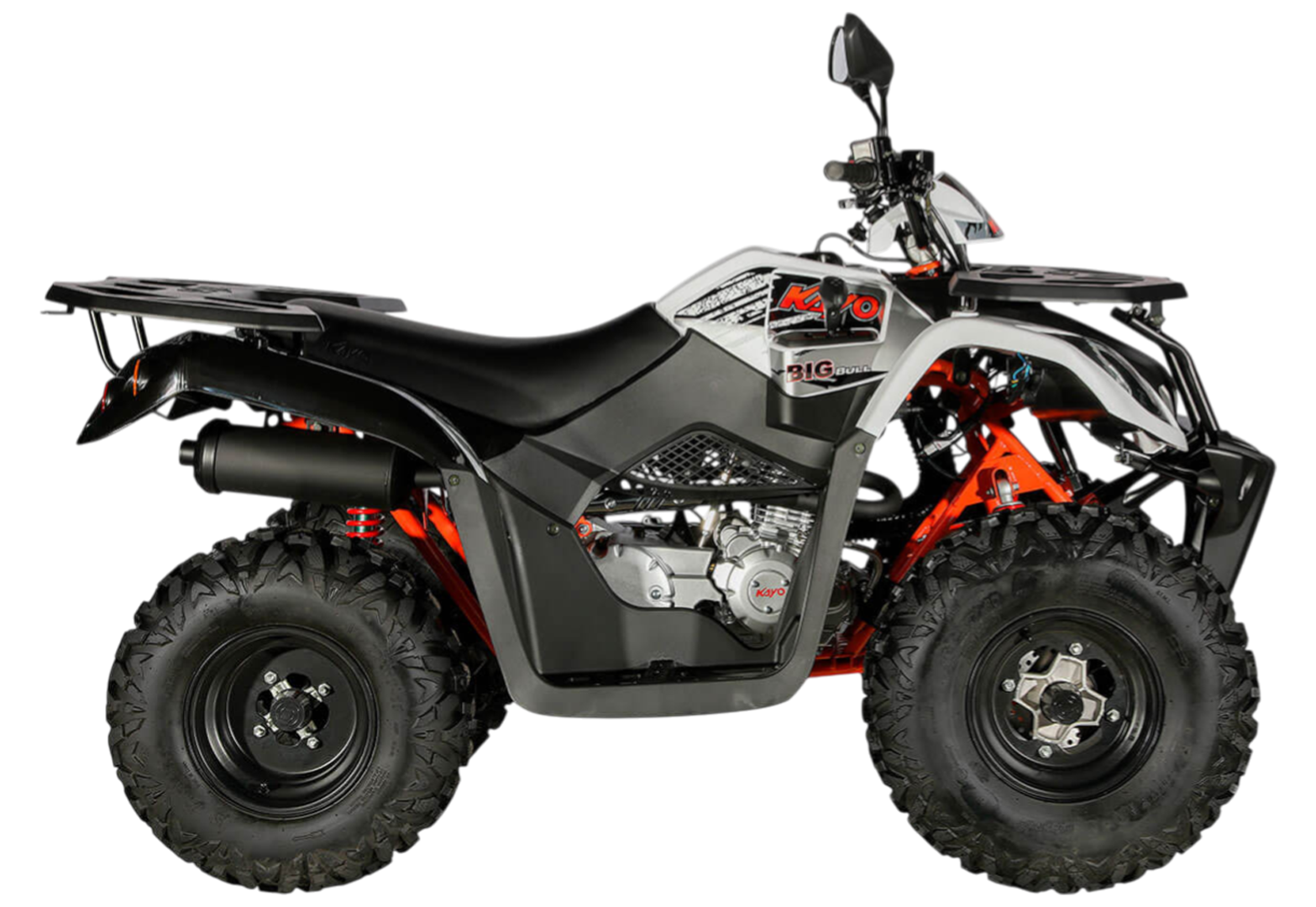 Квадроцикл KAYO AU200 (белый пластик) (Без ПСМ) pitbikemarket.ru