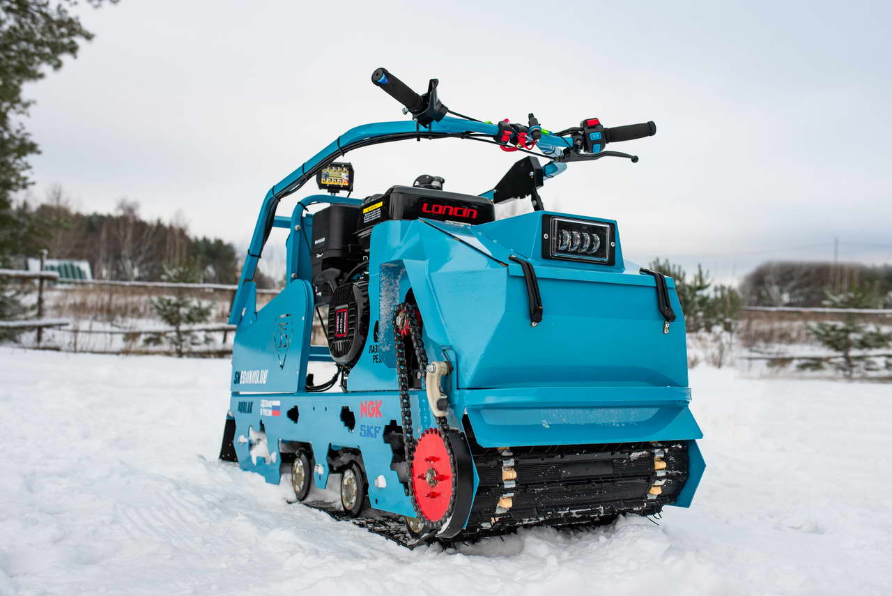 Мотобуксировщик Бурлак Таёжник 20 л.с. pitbikemarket.ru