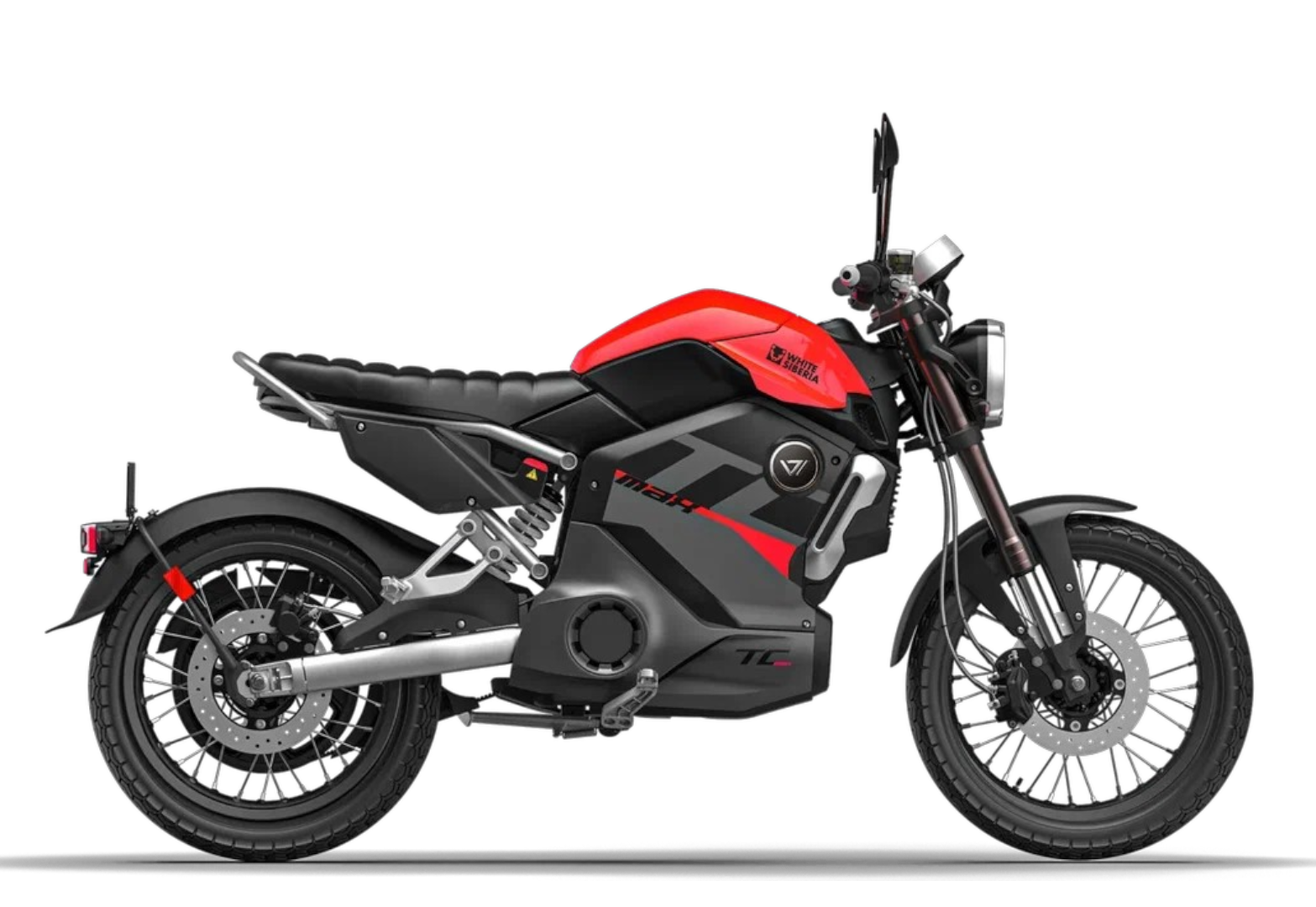 Электромотоцикл WHITE SIBERIA SUPER SOCO TC MAX (Красный) pitbikemarket.ru