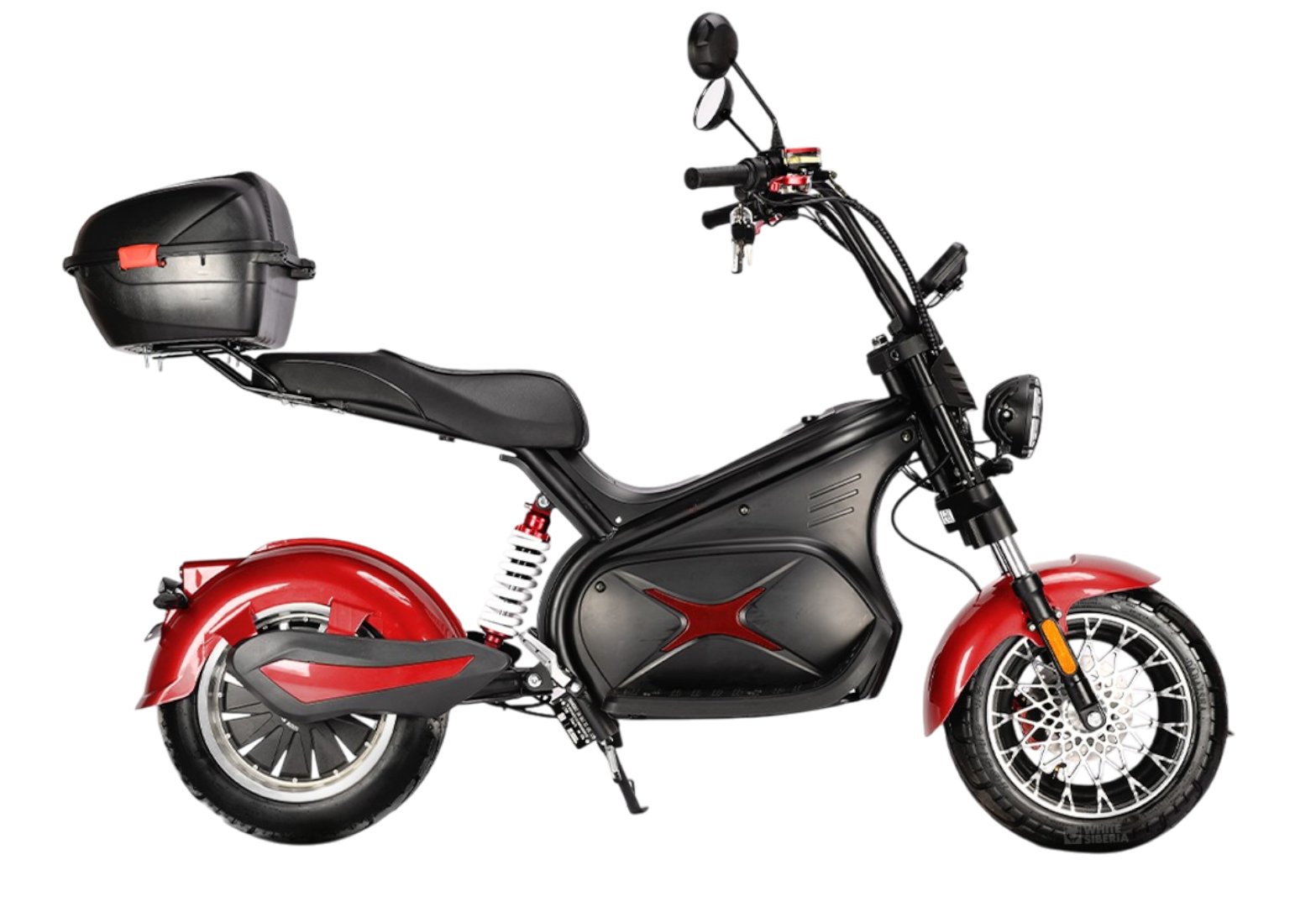 Электроскутер WHITE SIBERIA BLACK SEA (RED) 5000W pitbikemarket.ru
