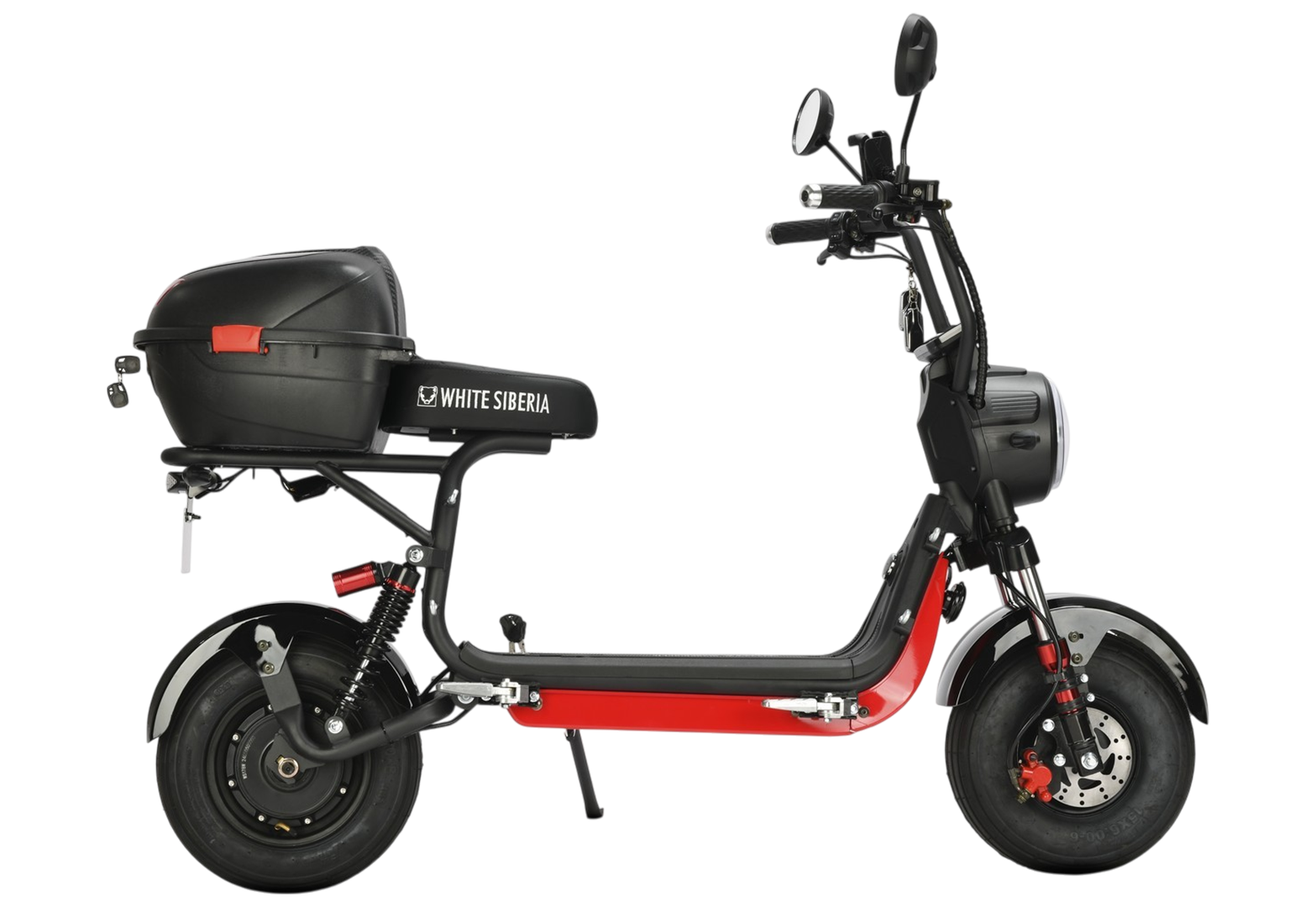 Электроскутер White Siberia Mini 3.0 Black 60v pitbikemarket.ru