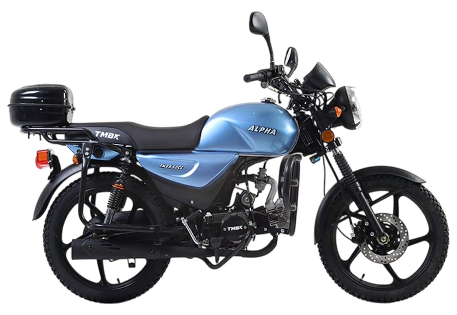 Мопед TMBK ALFA 50 (110) Light Blue pitbikemarket.ru