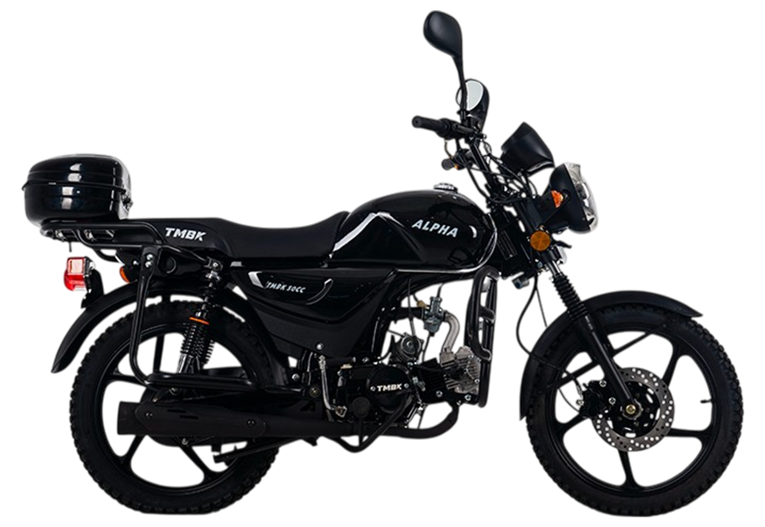 Мопед TMBK ALFA 50 (110) Black pitbikemarket.ru