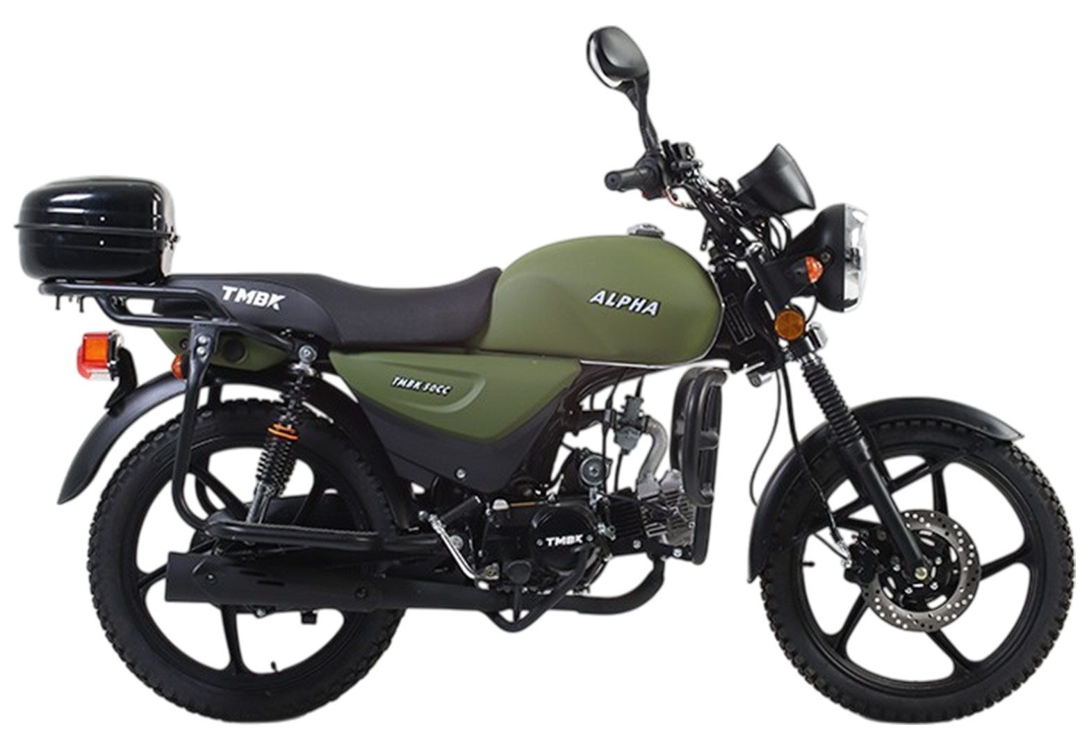 Мопед TMBK ALFA 50 (110) Army Green pitbikemarket.ru