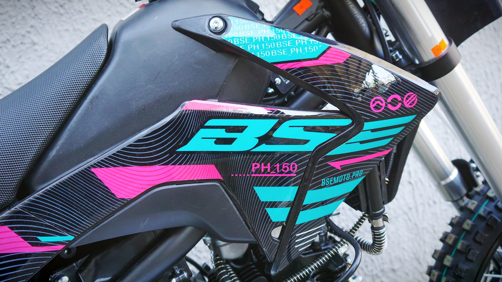 Питбайк BSE PH 150 17/14 AK47 Aquamarine pitbikemarket.ru