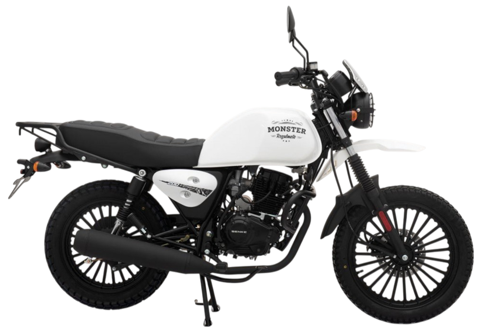 Мотоцикл Regulmoto Monster ПТС (Белый) pitbikemarket.ru