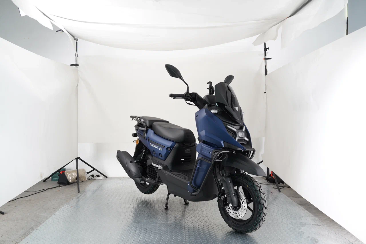 Скутер VENTO (VMC) SMART X BY49QT-5A 49 см3 СЕРИЯ T1700 (LED панель, CBS, USB, сигнализация) MATT BLUE pitbikemarket.ru
