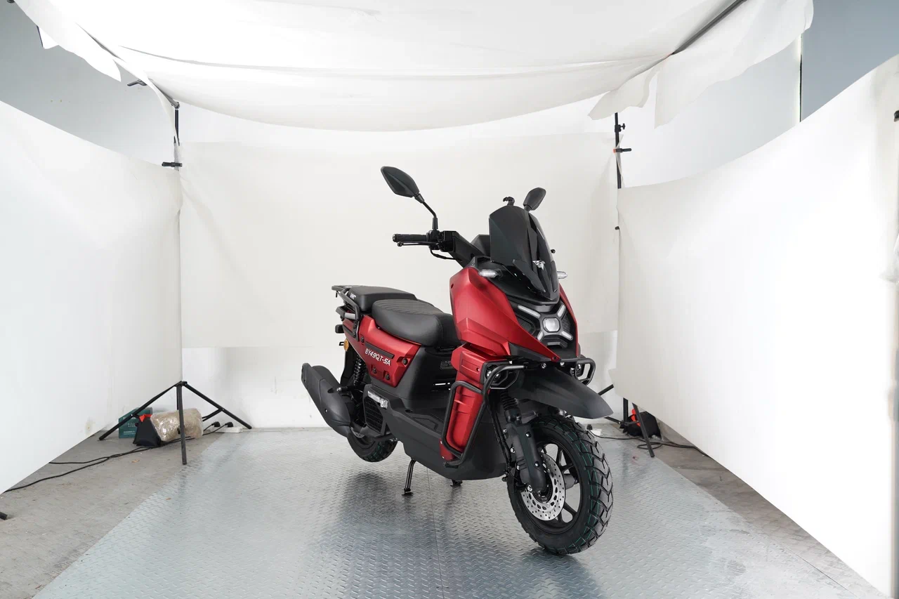 Скутер VENTO (VMC) SMART X BY49QT-5A 49 см3 СЕРИЯ T1700 (LED панель, CBS, USB, сигнализация) MATT RED pitbikemarket.ru