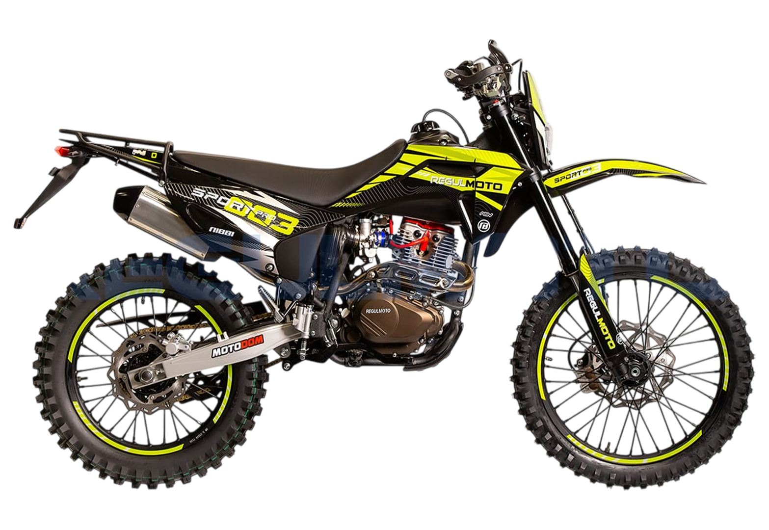 Мотоцикл Regulmoto Sport-003 PR PRO 300 (4 valves) 6 передач ПТС (Черный/желтый) pitbikemarket.ru