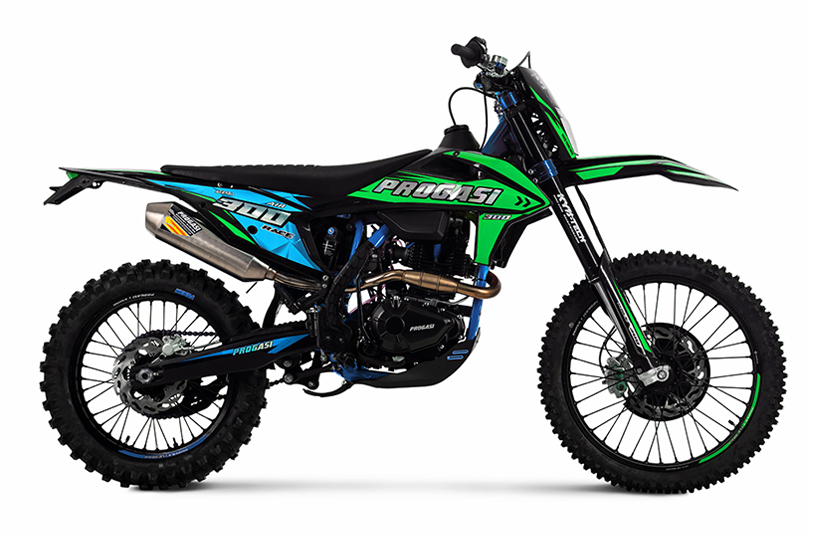 Мотоцикл Progasi RACE 300 AIR зелёный pitbikemarket.ru