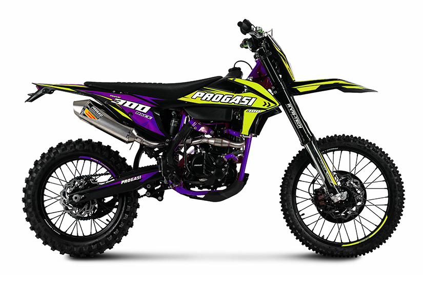 Мотоцикл Progasi RACE 300 WAVE пурпурно-зелёный pitbikemarket.ru