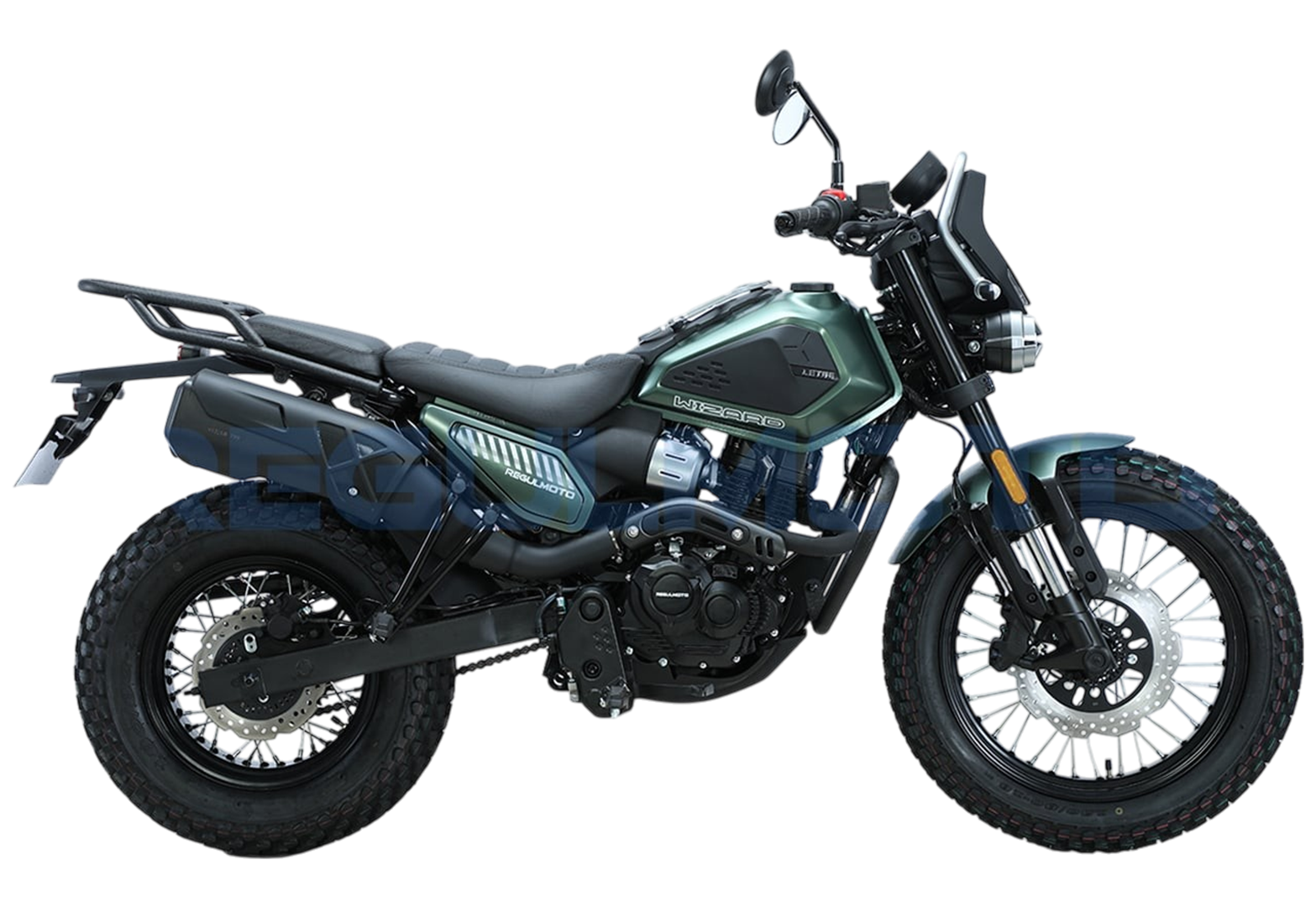 Мотоцикл Regulmoto WIZARD Зеленый pitbikemarket.ru