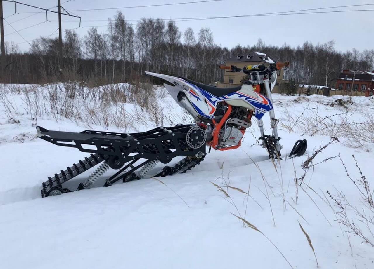 Гусеничный комплект Monotrack 28. Для эндуро 150-300 куб.см. до 32 л.с. (Light) pitbikemarket.ru