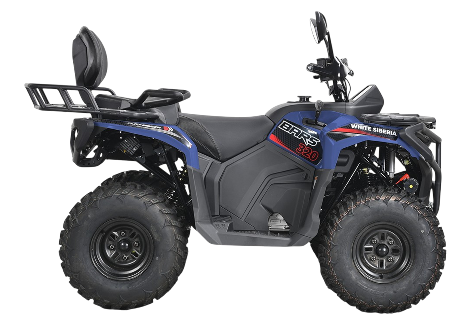 Бензиновый квадроцикл WHITE SIBERIA BARS 320 Синий pitbikemarket.ru
