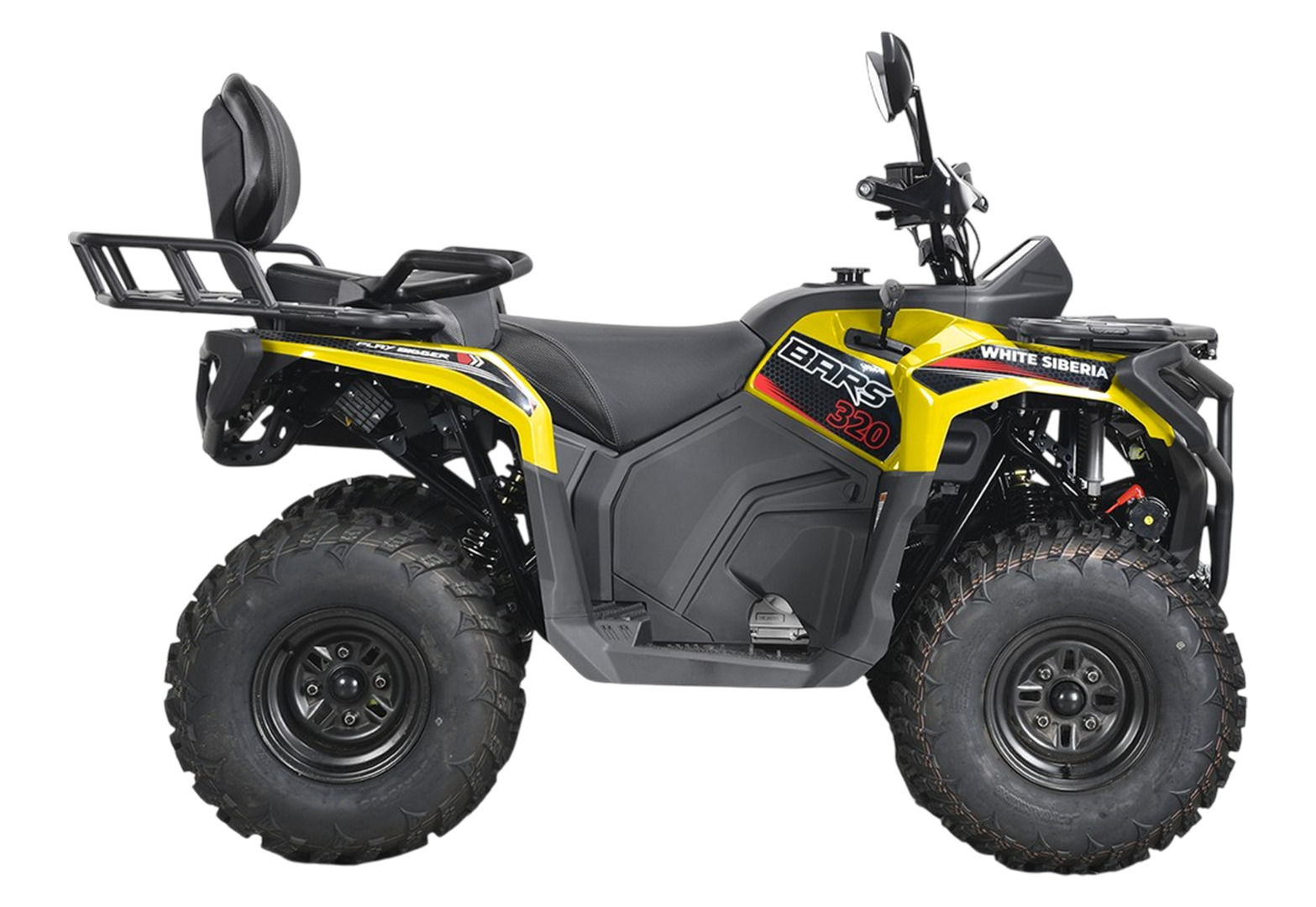 Бензиновый квадроцикл WHITE SIBERIA BARS 320 Желтый pitbikemarket.ru