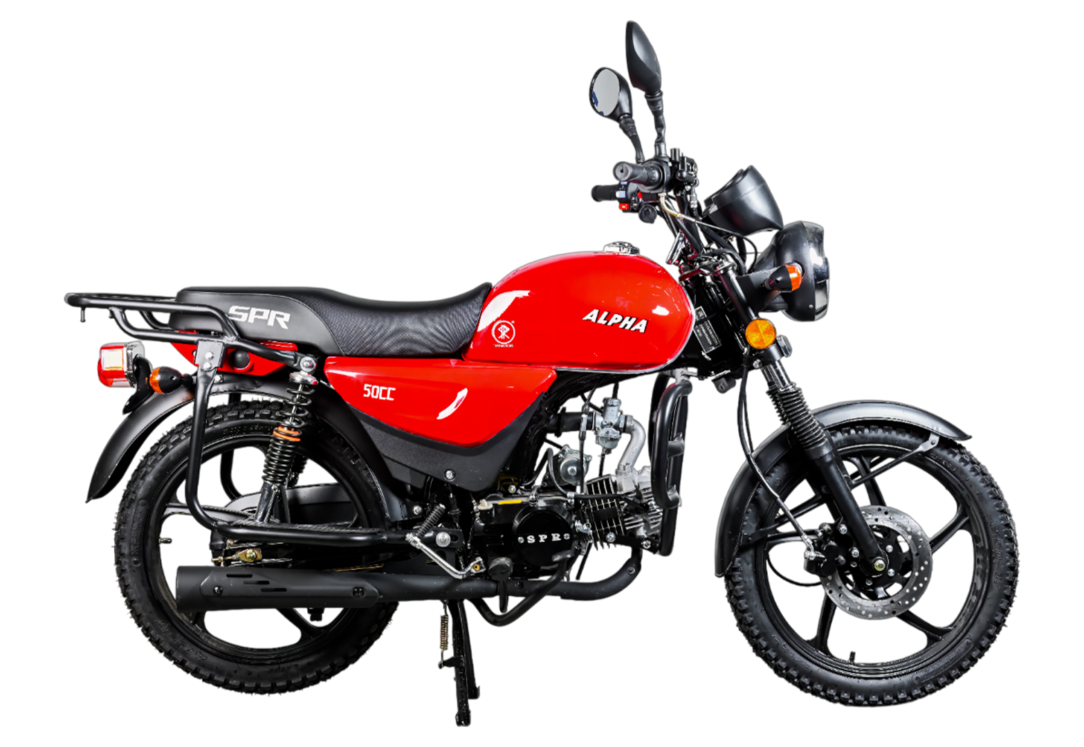 Мопед SPRMOTORS Alpha NEW (Красный) pitbikemarket.ru