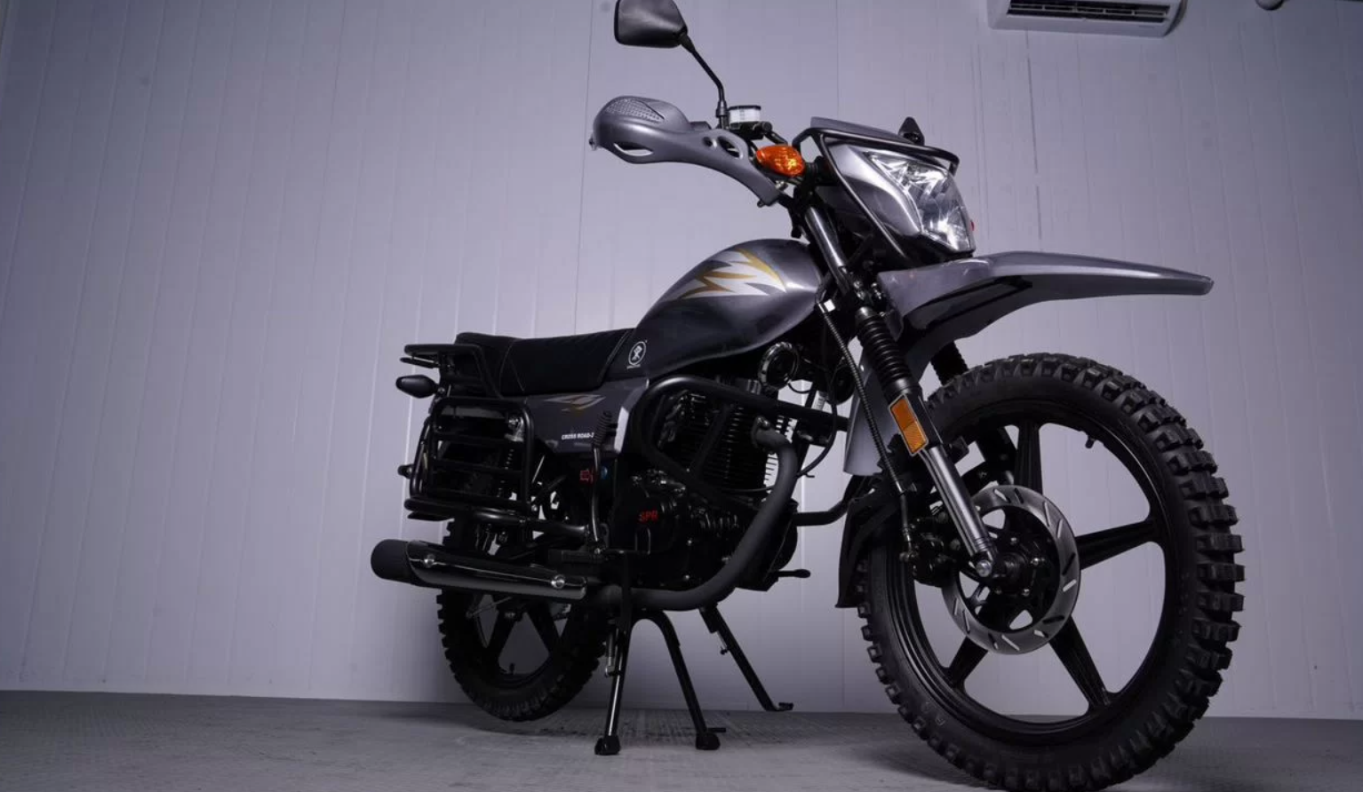Мопед SPRMOTORS CrossRoad-200 (Серый) pitbikemarket.ru
