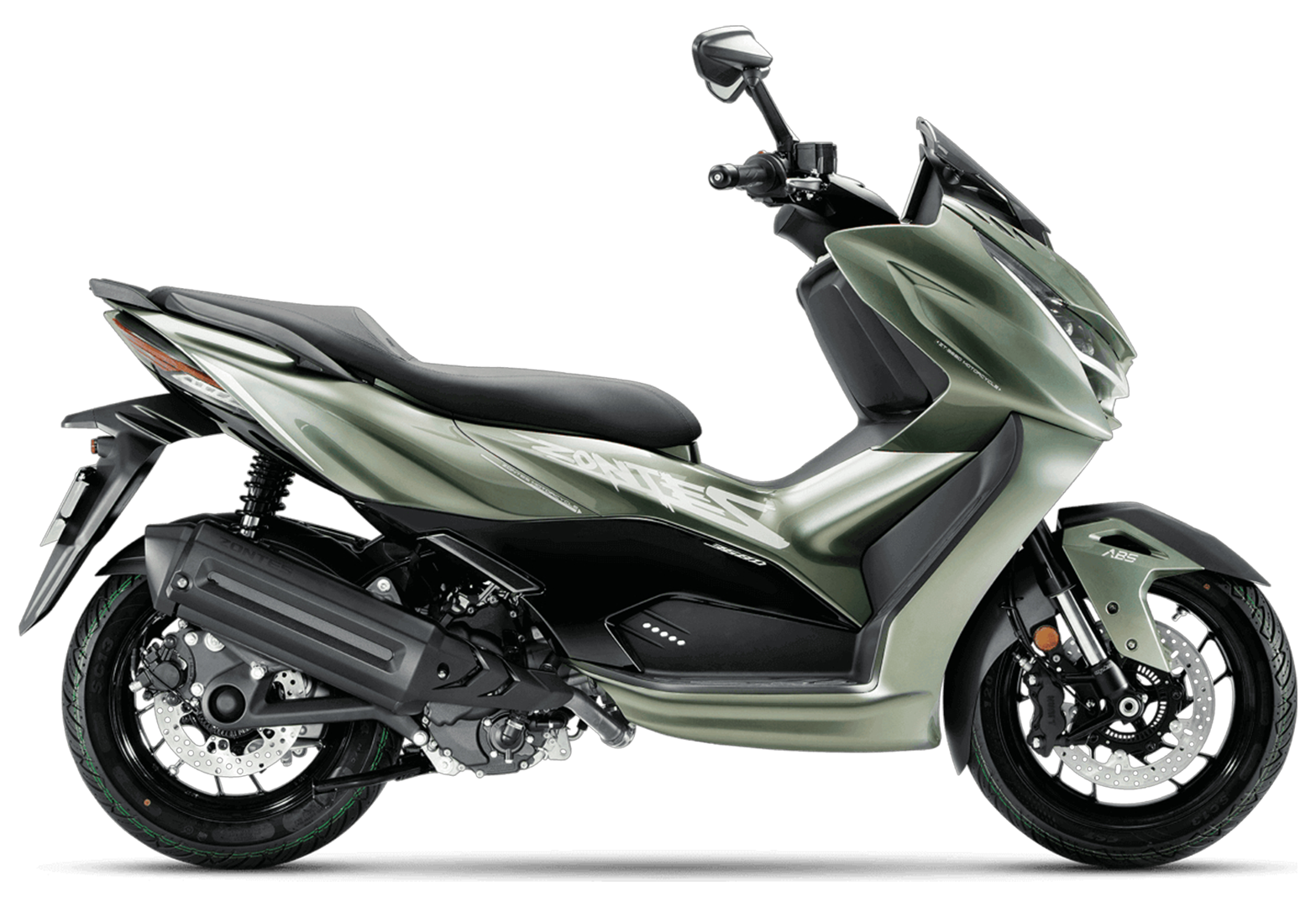 Максискутер ZONTES ZT368-D (ПТС) Зеленый pitbikemarket.ru