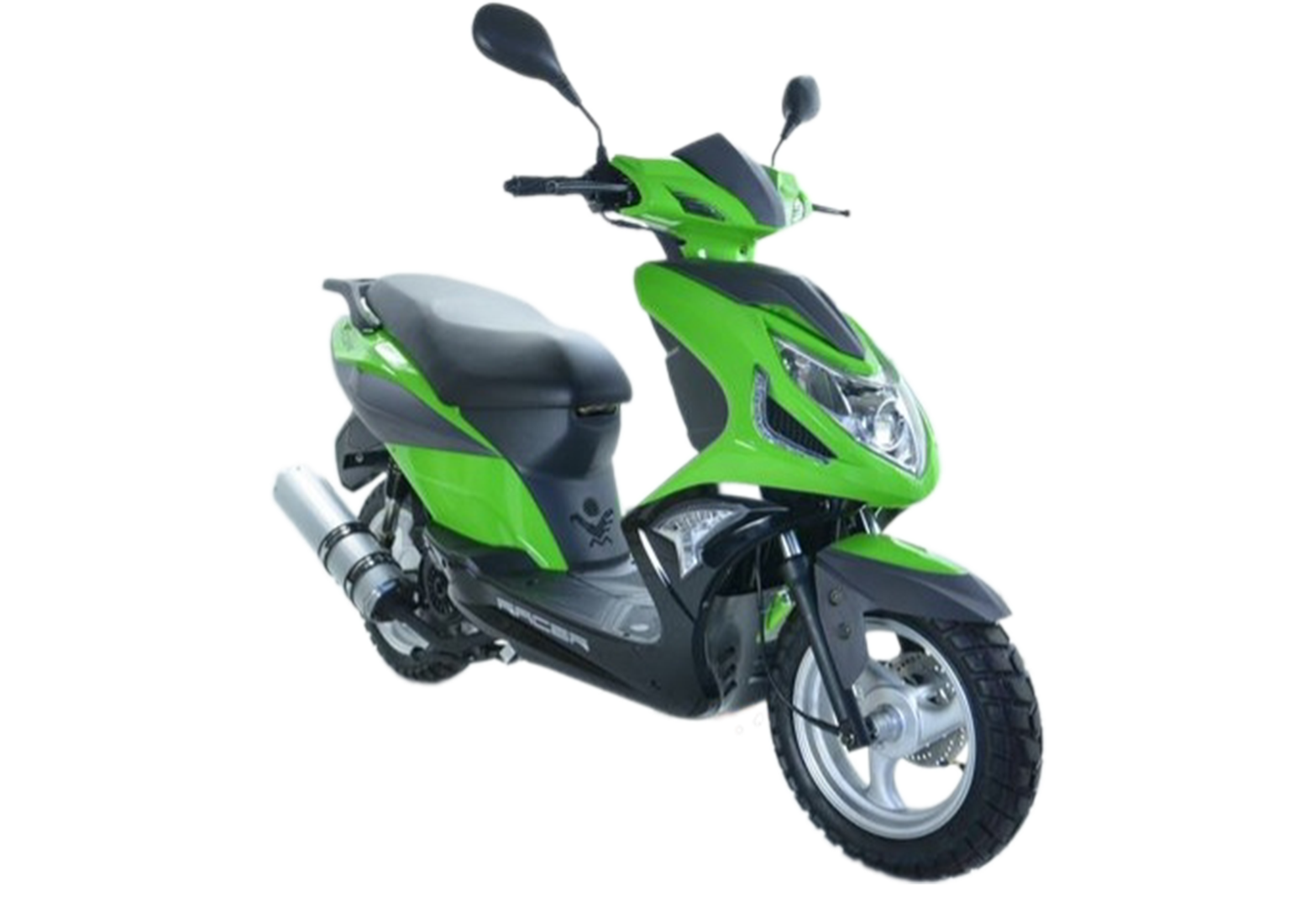 Скутер Racer RC150T-15F Flame 150 (зеленый) (Россия) pitbikemarket.ru