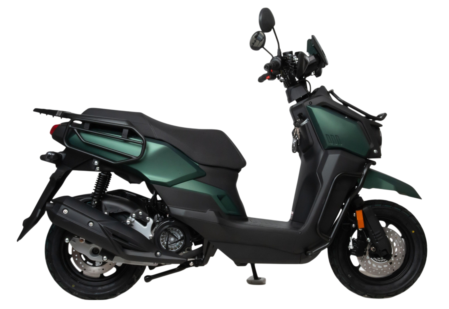 Скутер Motoland TANK 150 зеленый pitbikemarket.ru