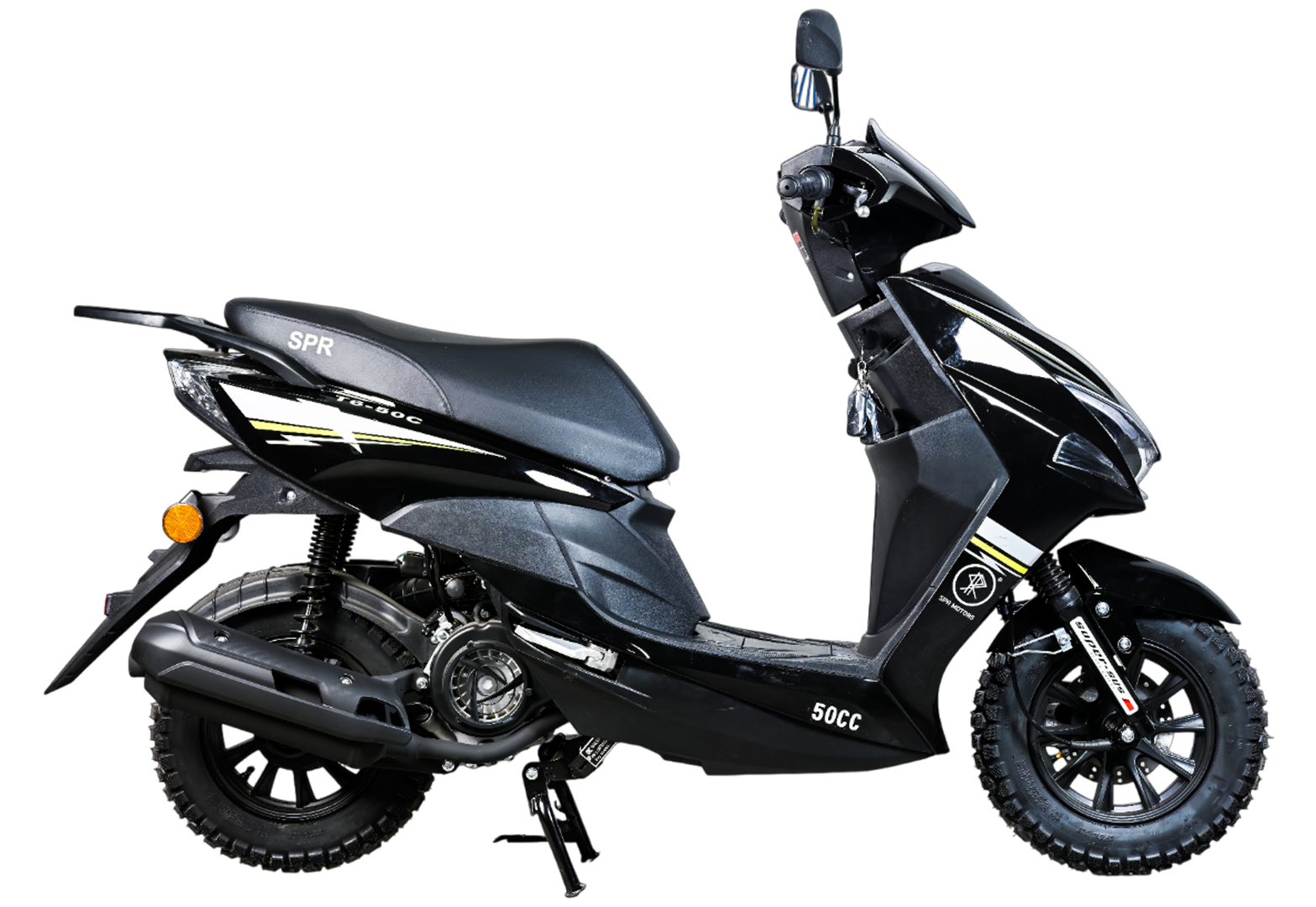 Скутер SPRMOTORS FS (Choke new) (Черный) pitbikemarket.ru