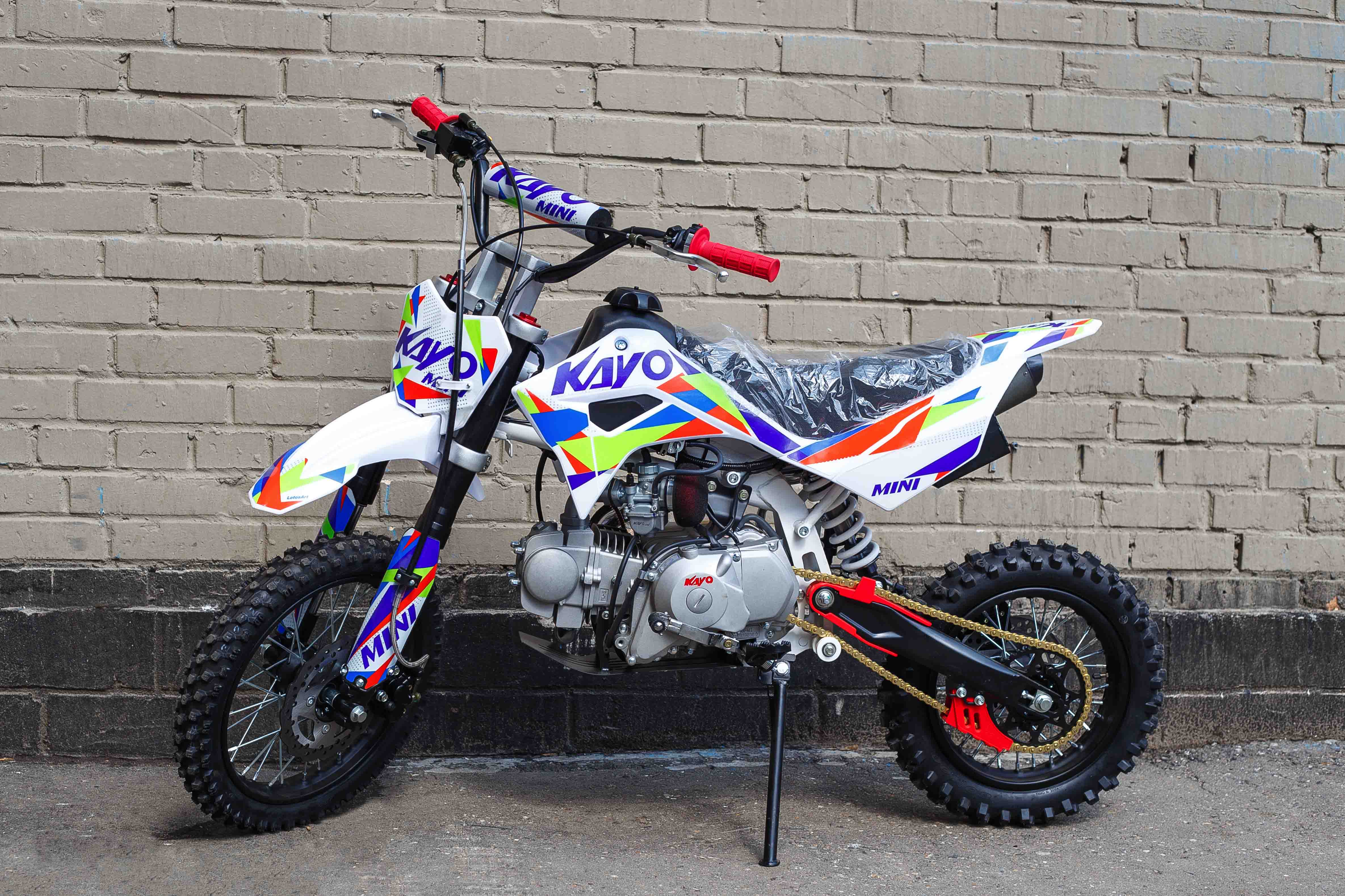 Питбайк KAYO MINI YX125EM 14/12 (механ. сцепл., эл. стартер) pitbikemarket.ru