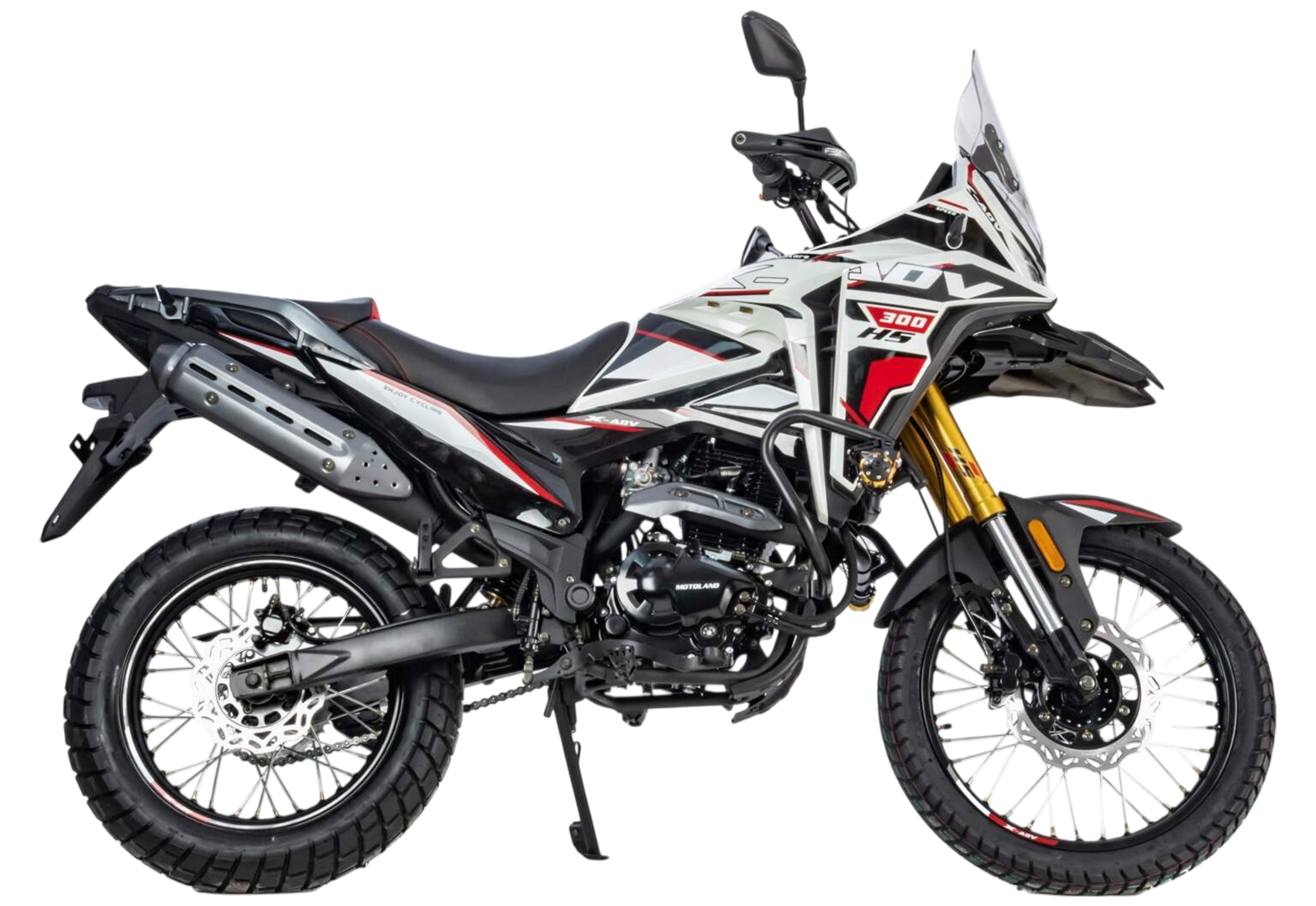 Мотоцикл Motoland 300 ENDURO GARET белый (ПТС) pitbikemarket.ru