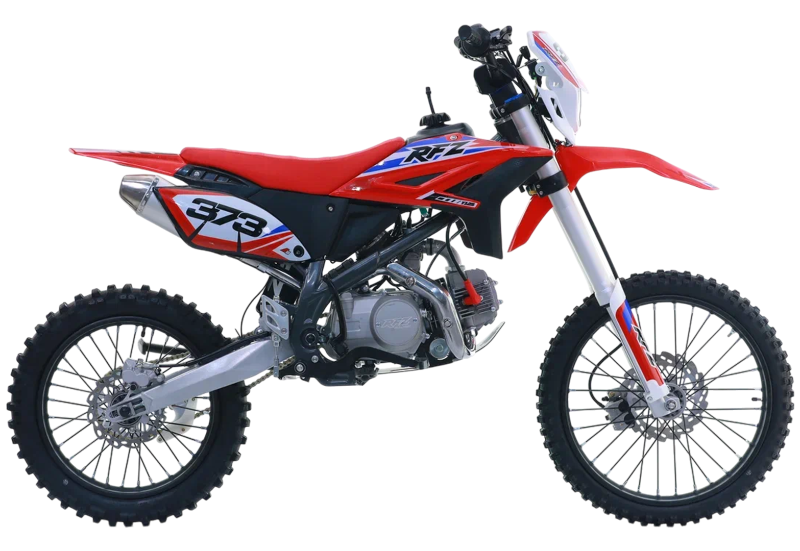 Питбайк Apollo RFZ Y 125LE, 19/16, красный (фара, электростартер) pitbikemarket.ru