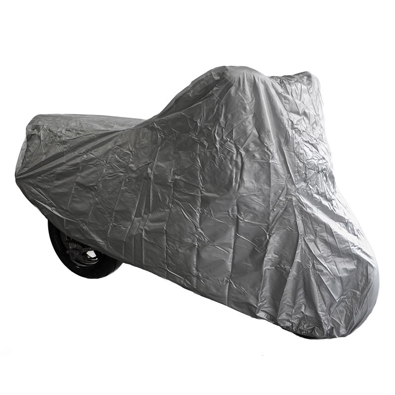 Чехол для мототехники SCOOTER-M разм.  M (203x89x119 см) серебристый pitbikemarket.ru