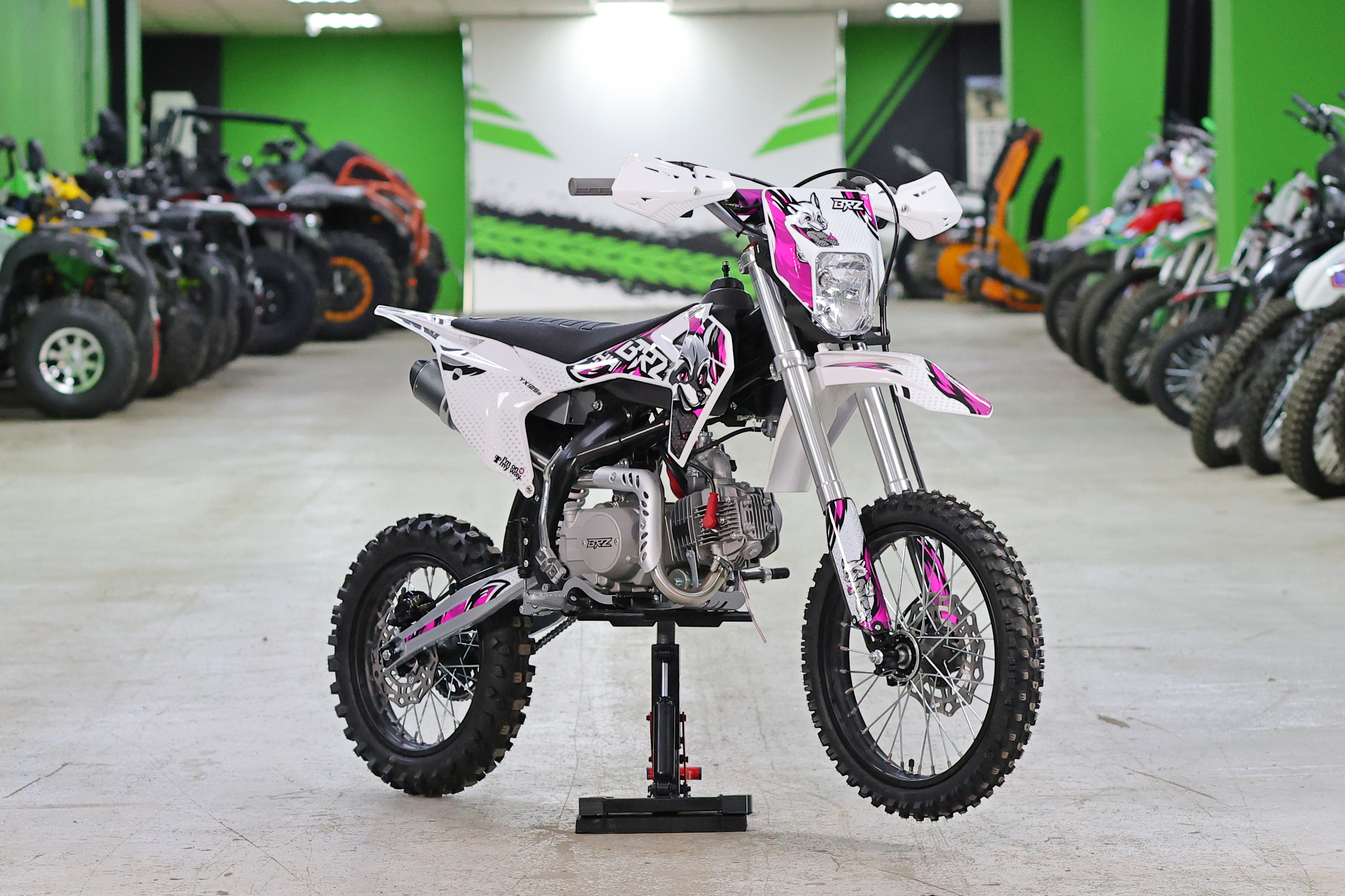 Питбайк BRZ H4 YX125s 17/14 (полуавтомат, электростартер) pitbikemarket.ru