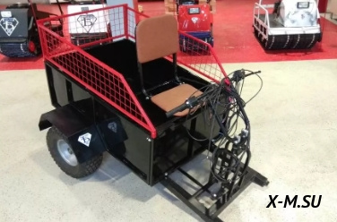 Прицеп для Экспедитора металлический с поворотными колесами pitbikemarket.ru