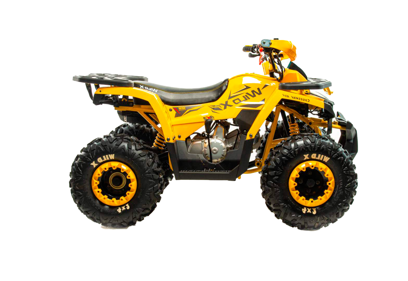 Квадроцикл Motoland VOX125 WILD X А желтый pitbikemarket.ru
