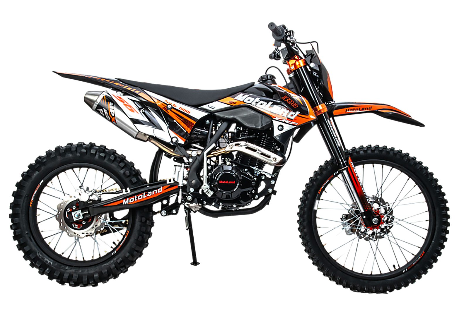 Мотоцикл Motoland CRF300 (175FMM) оранжевый pitbikemarket.ru